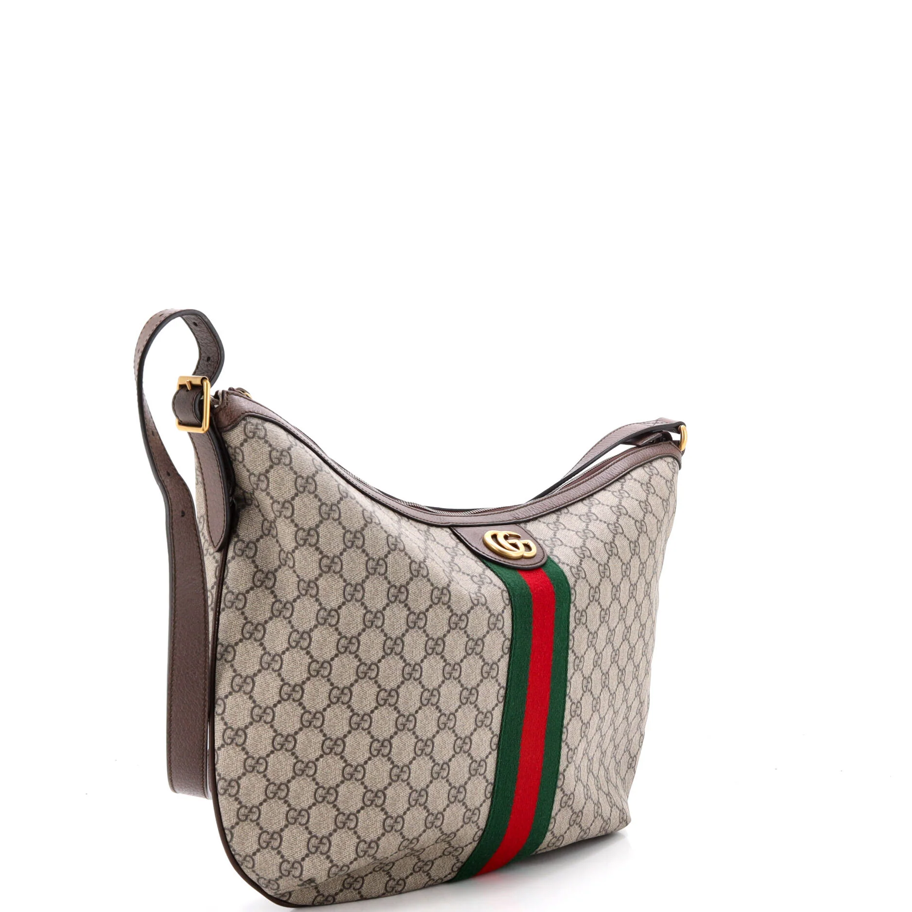 Ophidia Half Moon Hobo GG Coated Canvas Large - Image 2
