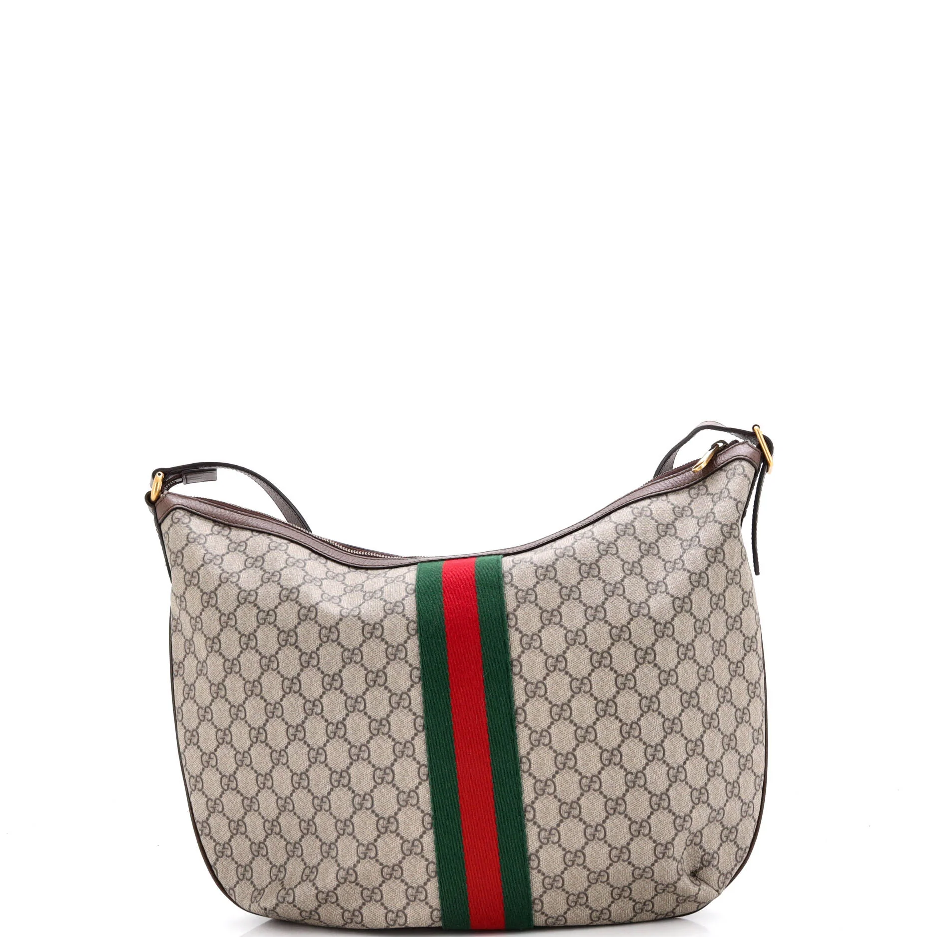 Ophidia Half Moon Hobo GG Coated Canvas Large - Image 3
