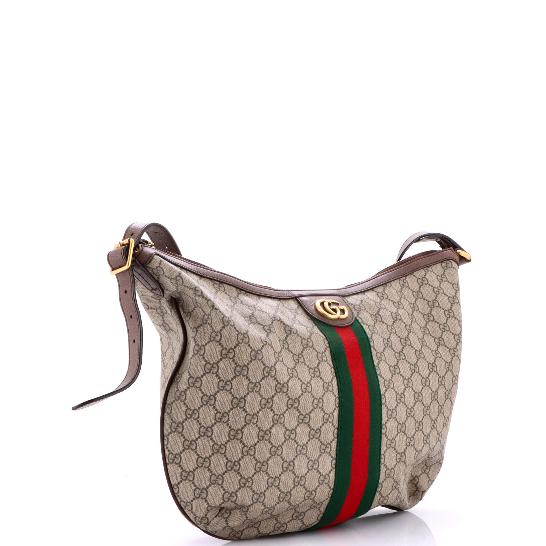Ophidia Half Moon Hobo GG Coated Canvas Large - Image 2