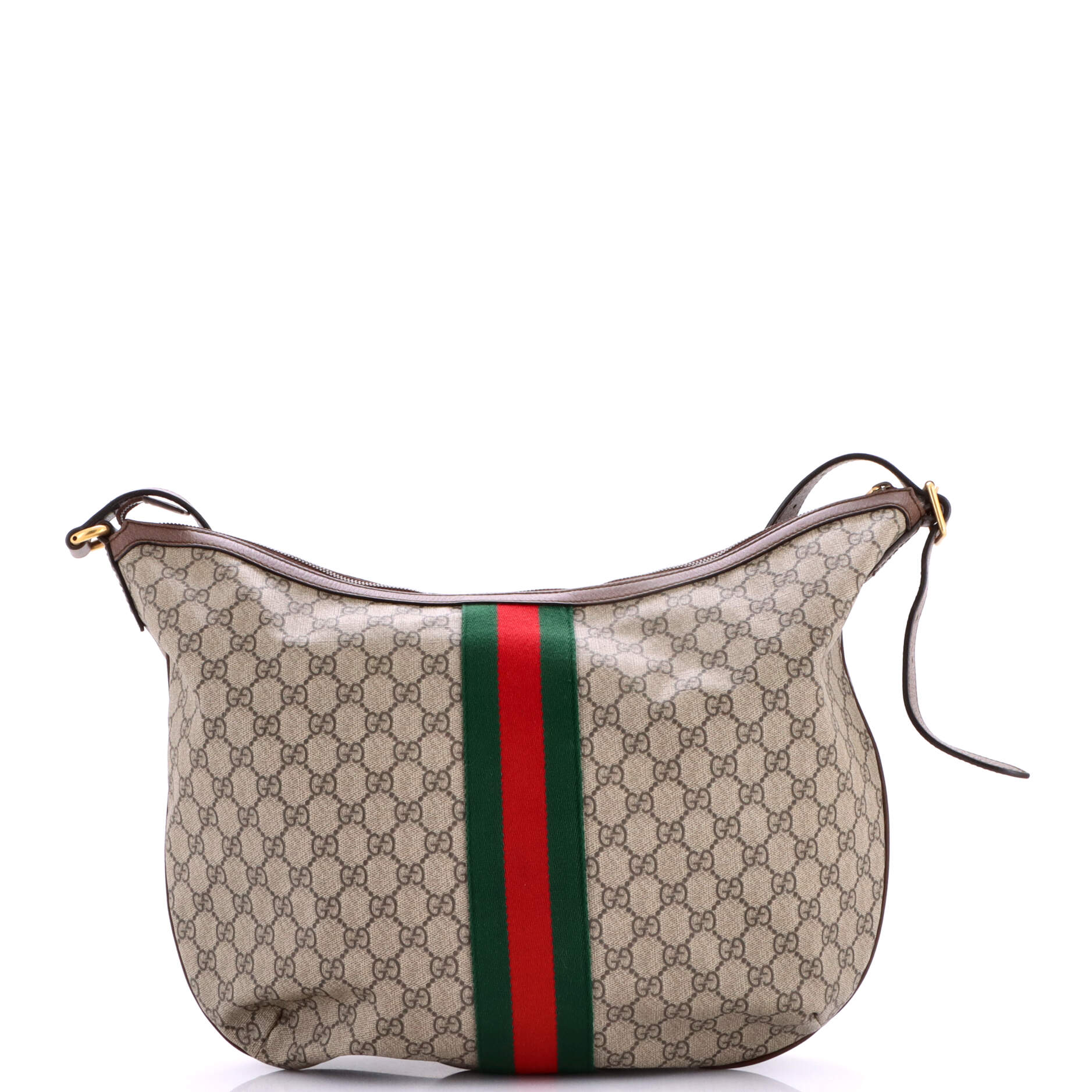 Ophidia Half Moon Hobo GG Coated Canvas Large - Image 3