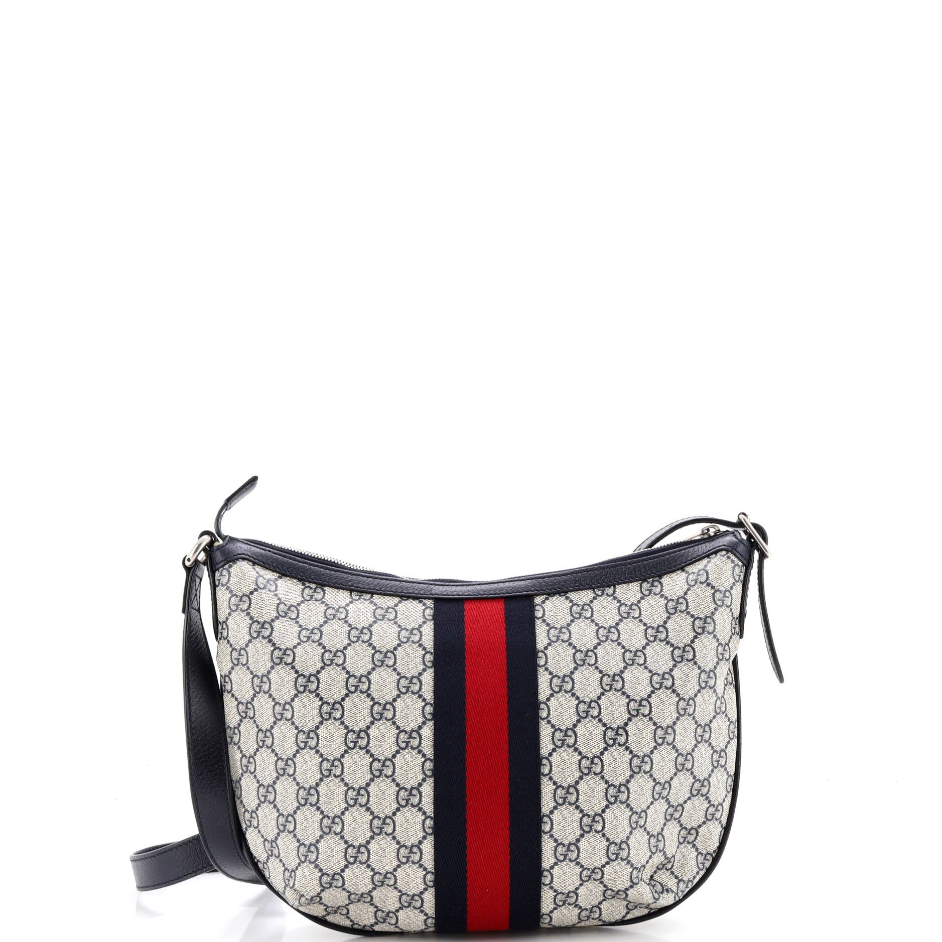 Ophidia Half Moon Hobo GG Coated Canvas Small - Image 3