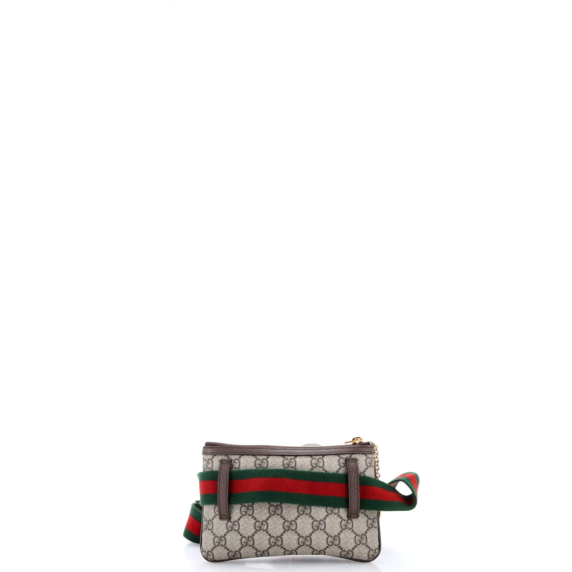 Ophidia Heart Utility Double Belt Bag GG Coated Canvas - Image 3