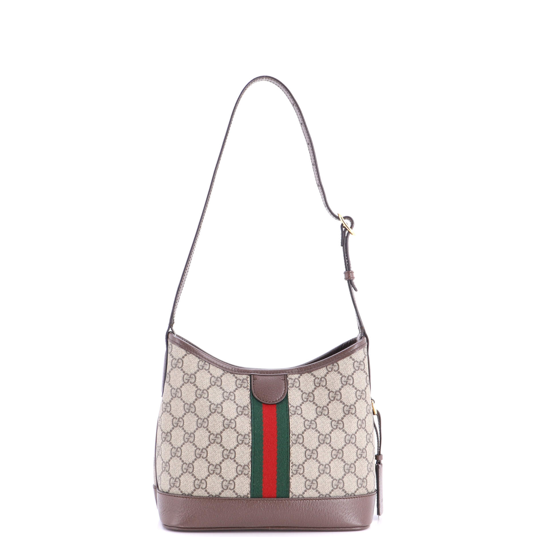 Ophidia Open Bucket Bag GG Coated Canvas with Leather Small - Image 3