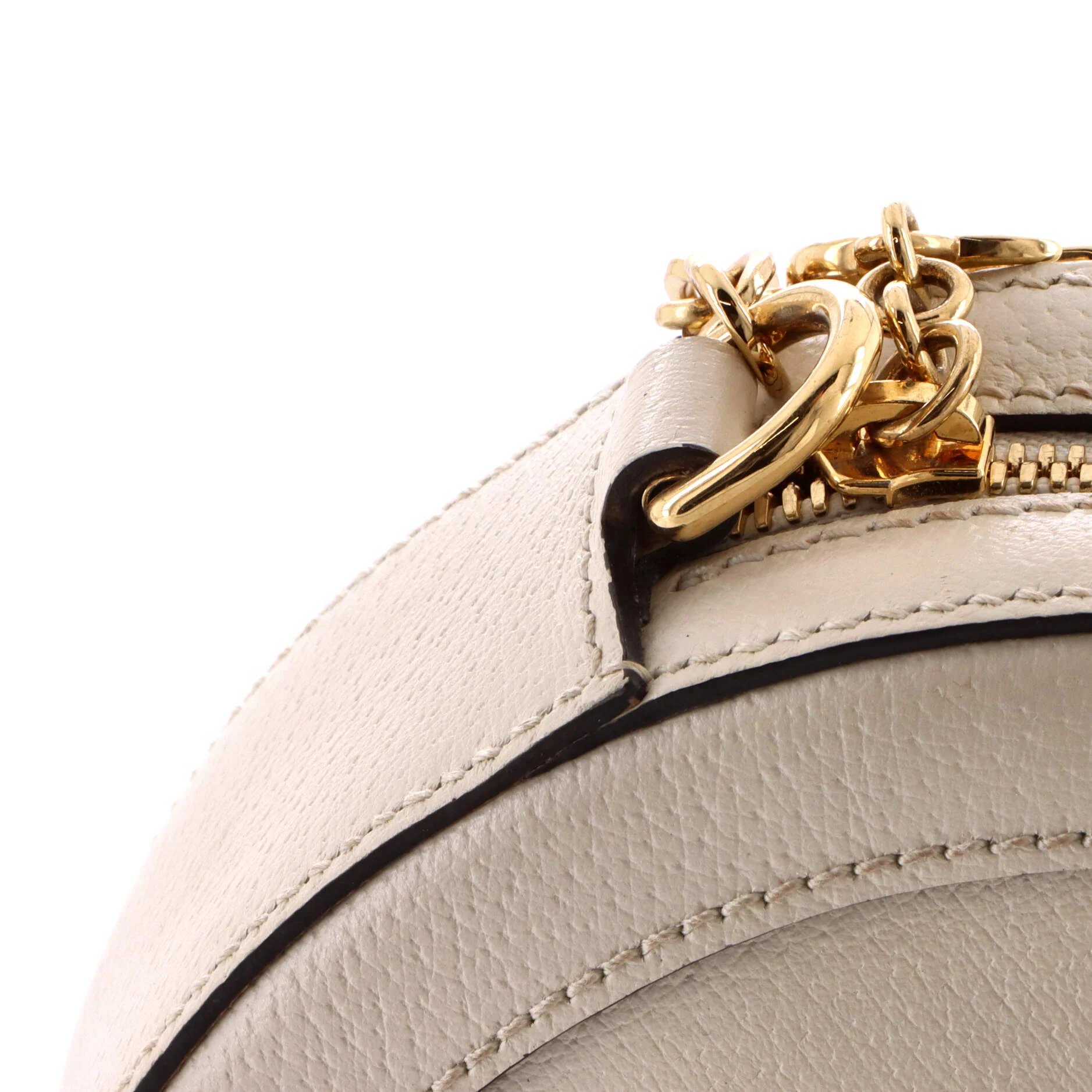 Ophidia Round Shoulder Bag Leather Mini - Image 6