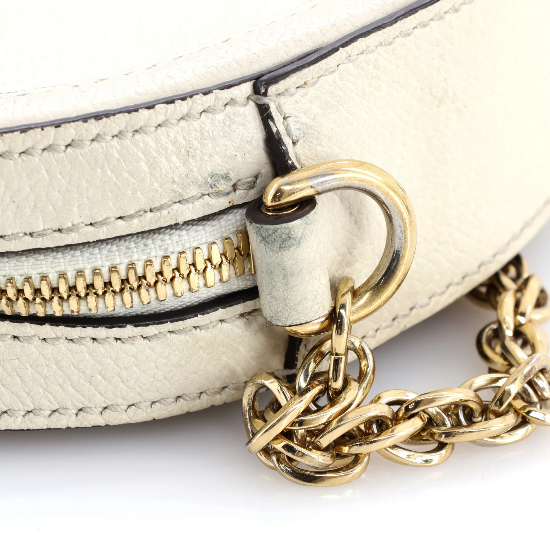 Ophidia Round Shoulder Bag Leather Mini - Image 6