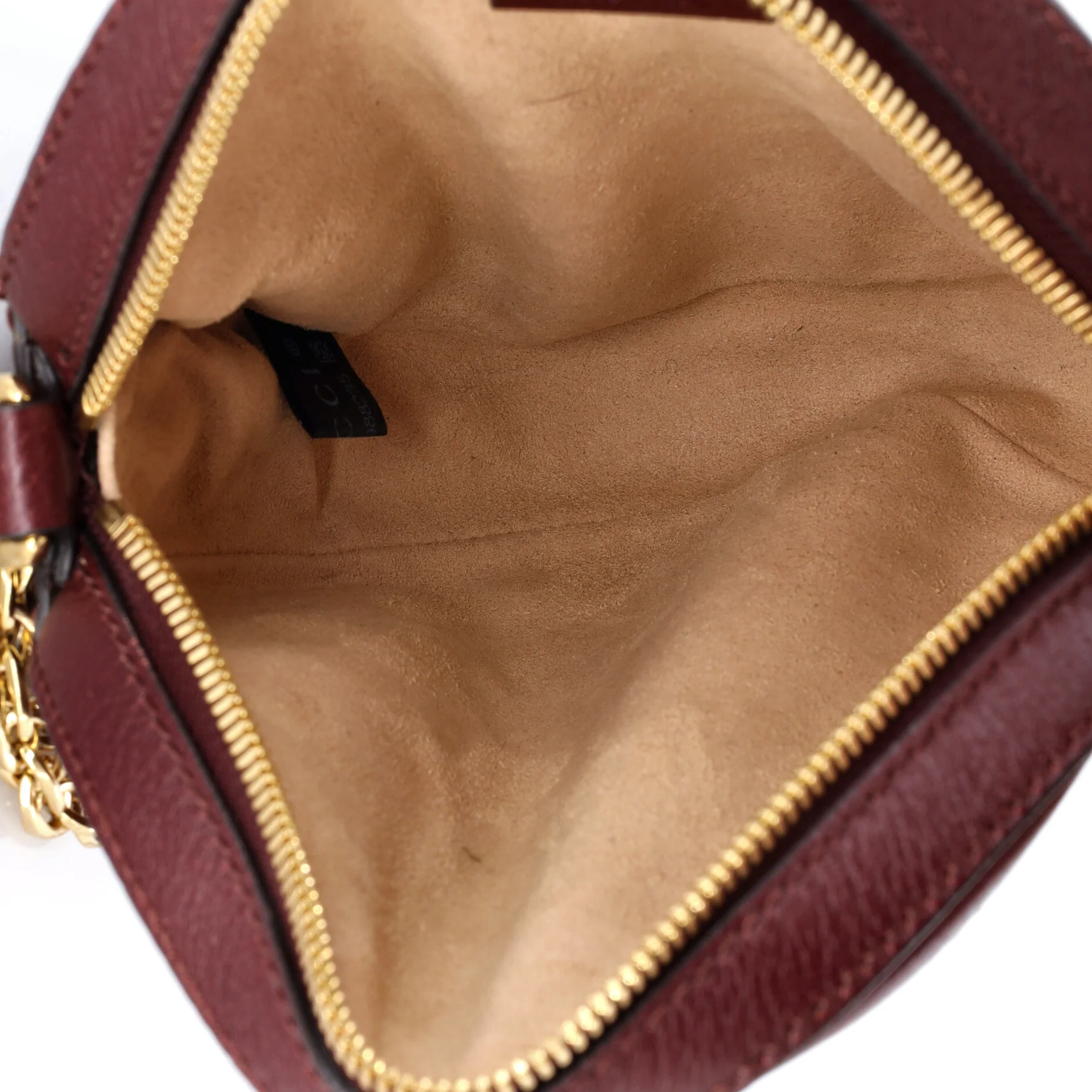 Ophidia Round Shoulder Bag Leather Mini - Image 5