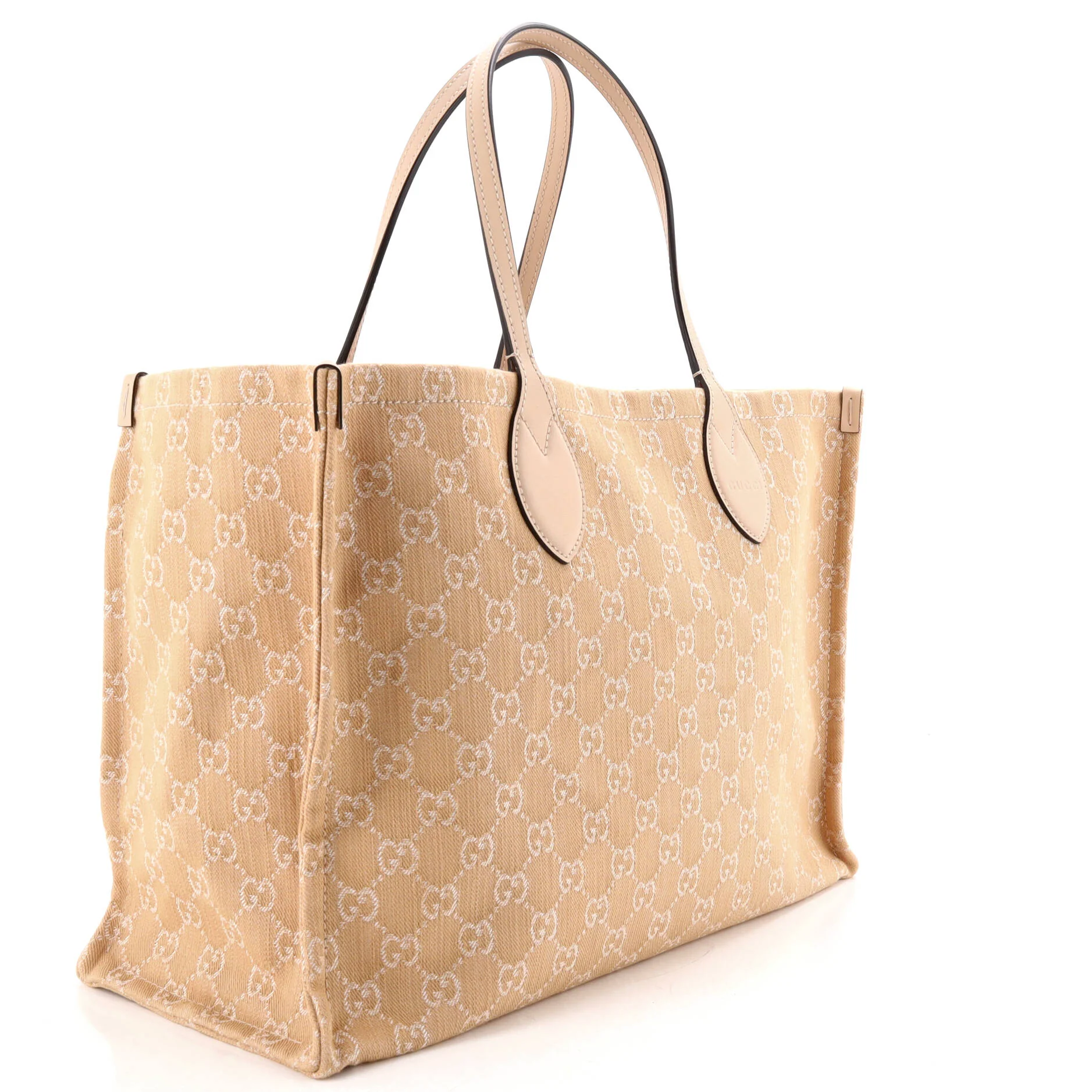 Ophidia Shopper Tote GG Denim Large - Image 3