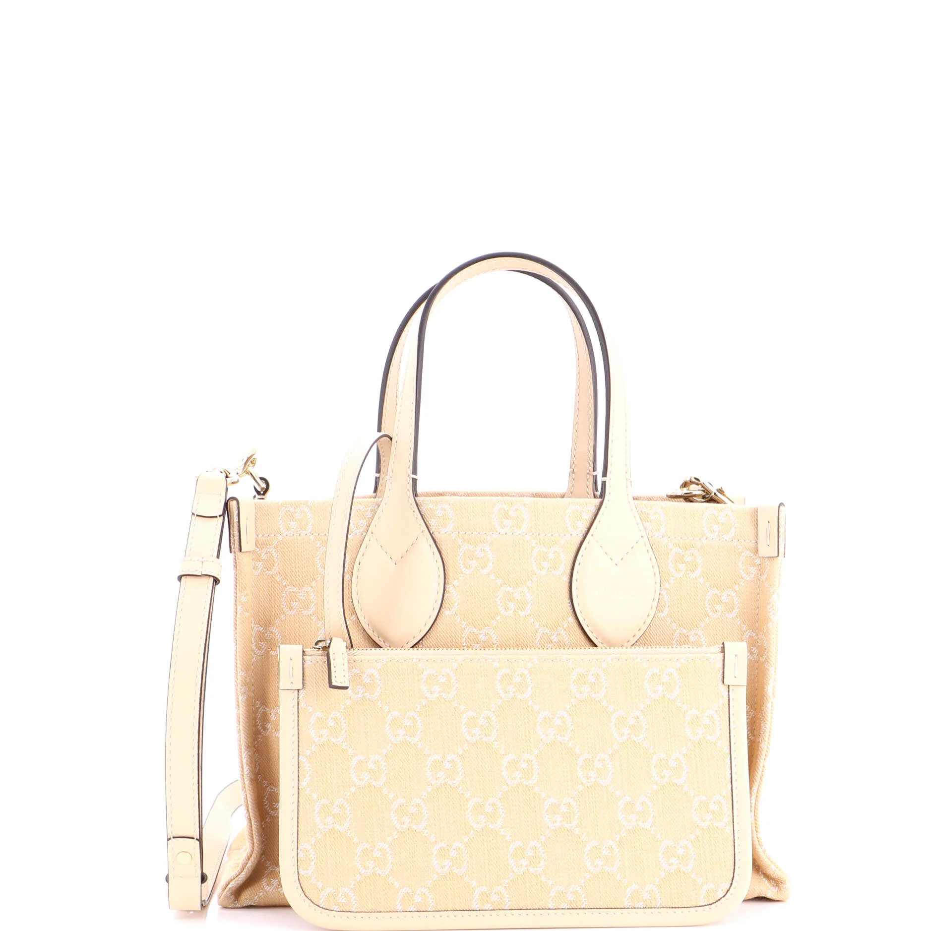 Ophidia Shopper Tote GG Denim Medium - Image 2
