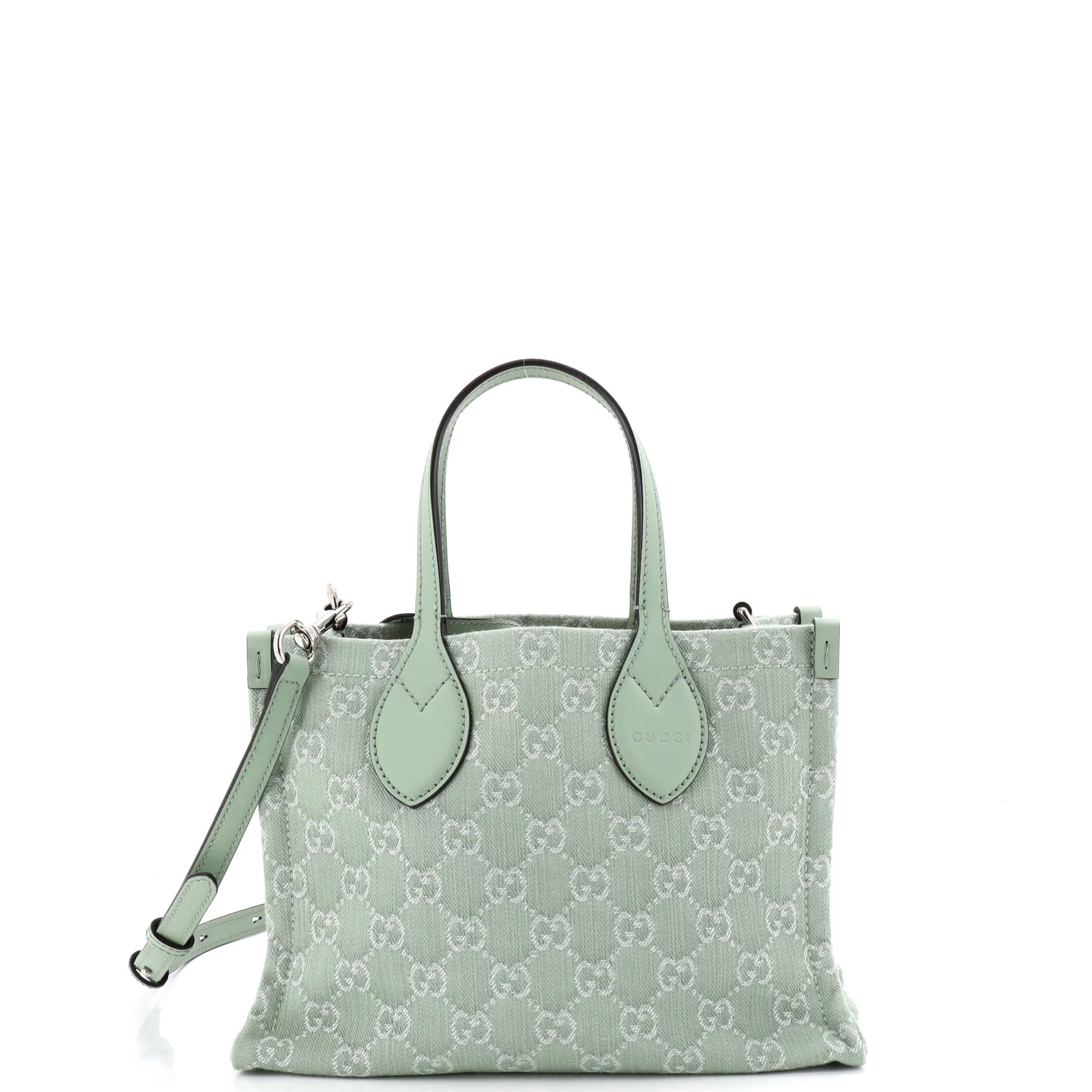 Ophidia Shopper Tote GG Denim Medium