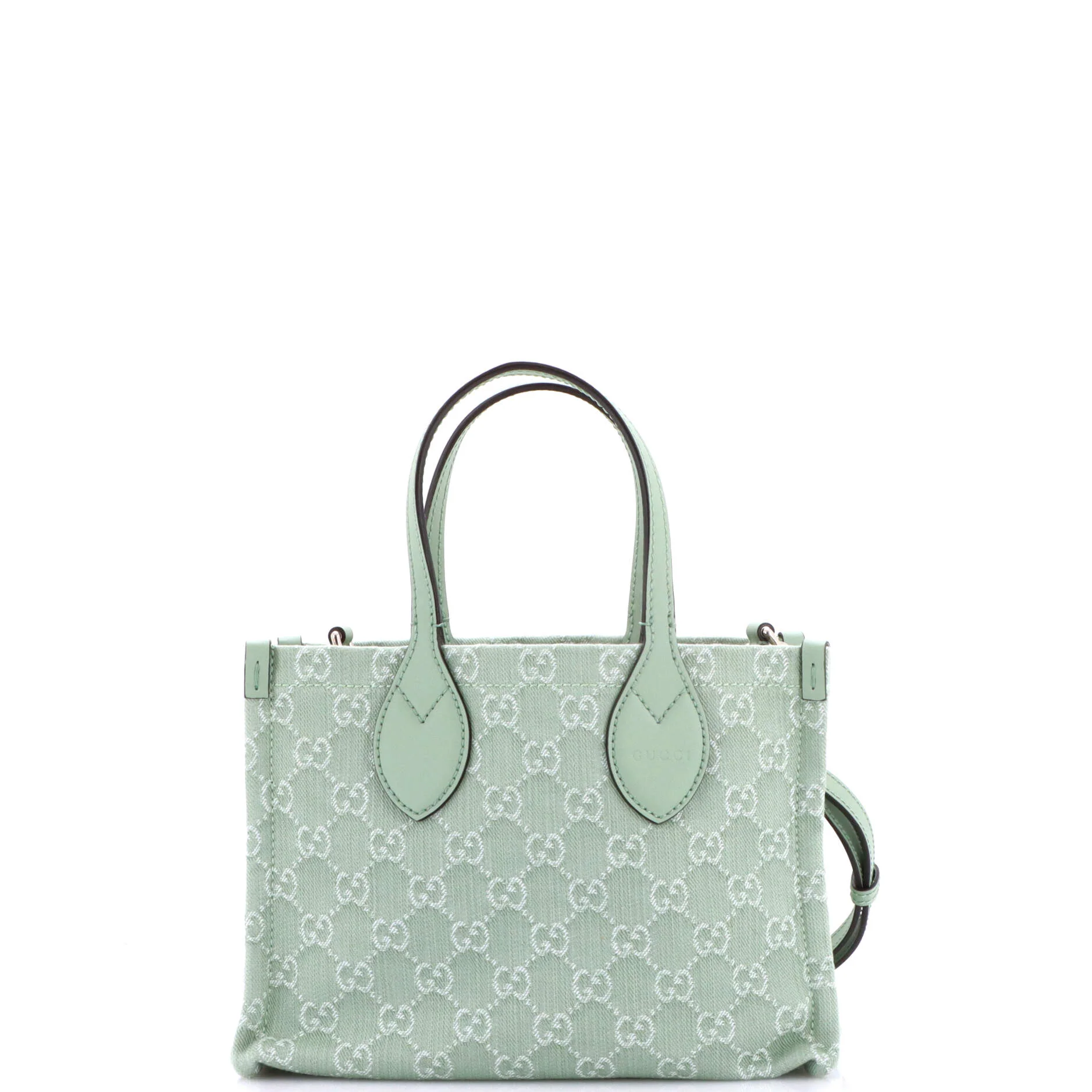Ophidia Shopper Tote GG Denim Medium - Image 4
