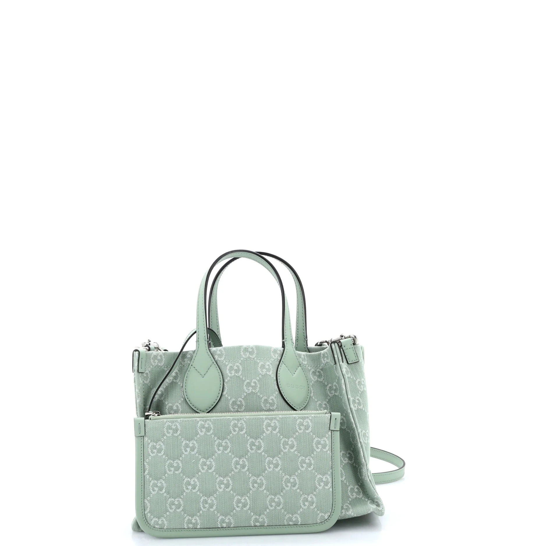 Ophidia Shopper Tote GG Denim Medium - Image 5