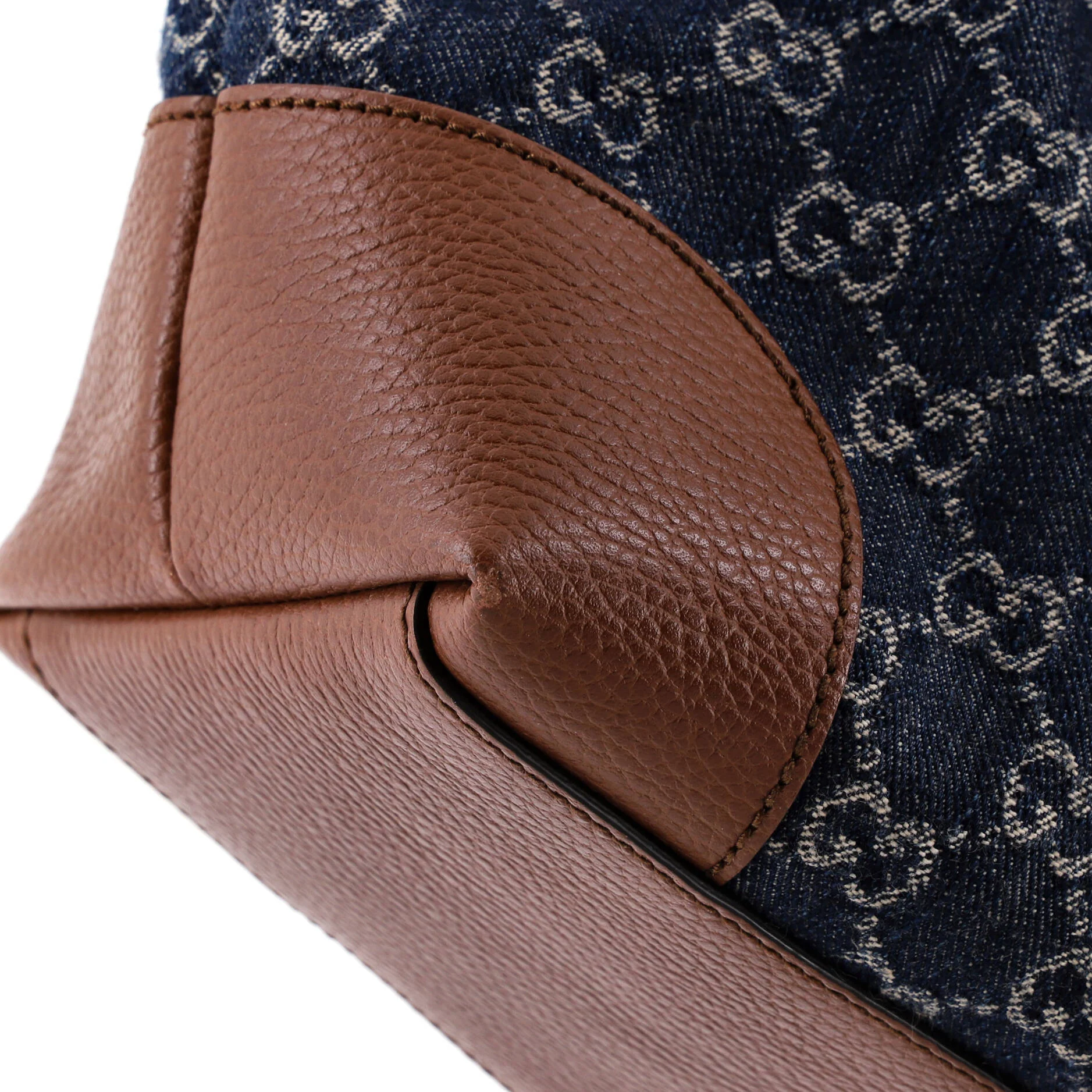 Ophidia Shopping Tote GG Denim Medium - Image 7