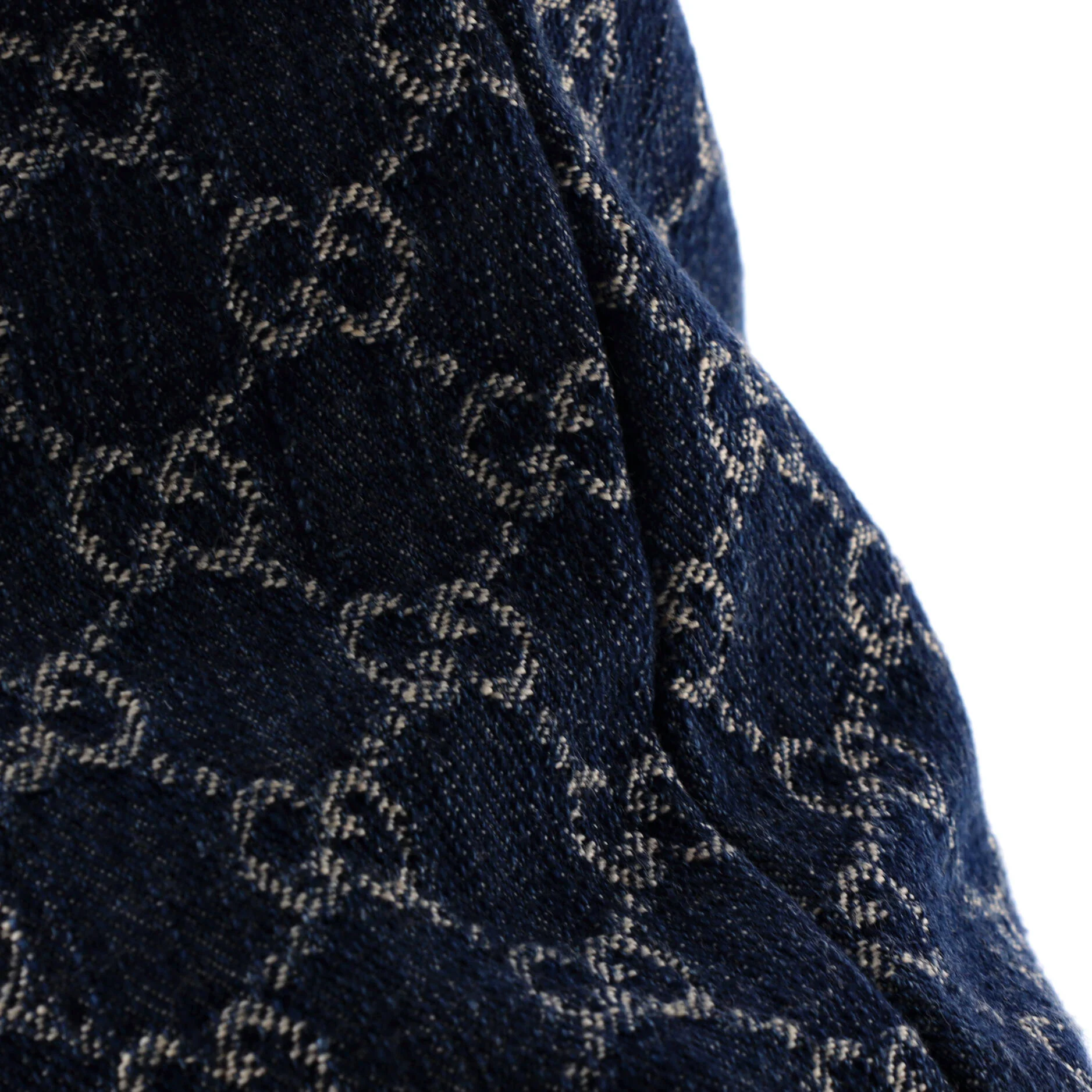 Ophidia Shopping Tote GG Denim Medium - Image 6