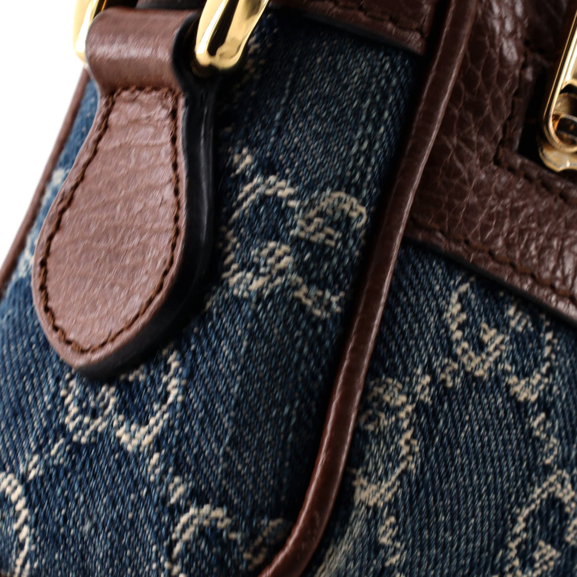 Ophidia Shoulder Bag GG Denim Mini - Image 6