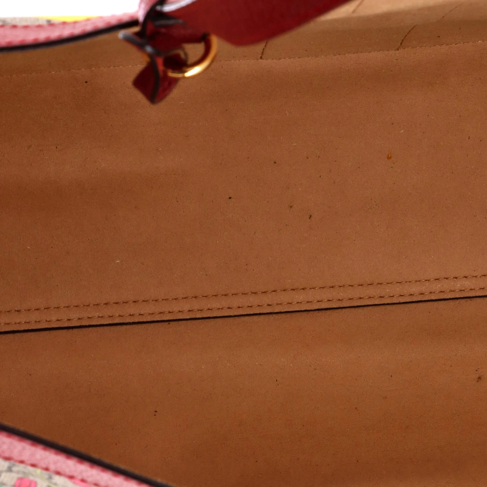 Ophidia Soft Open Tote Flora GG Coated Canvas East West - Image 6