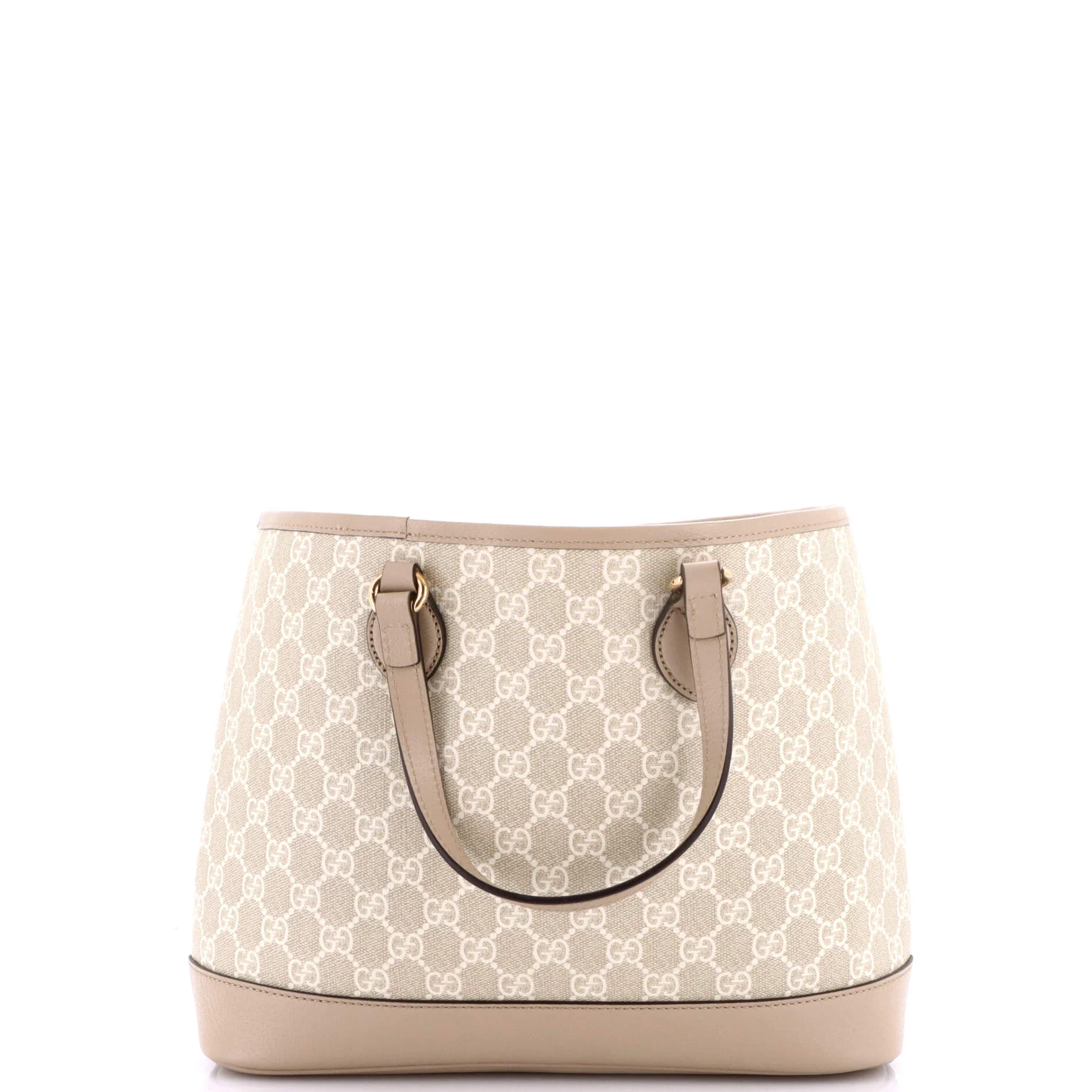Ophidia Top Handle Shopping Tote GG Coated Canvas and Leather Small - Image 3