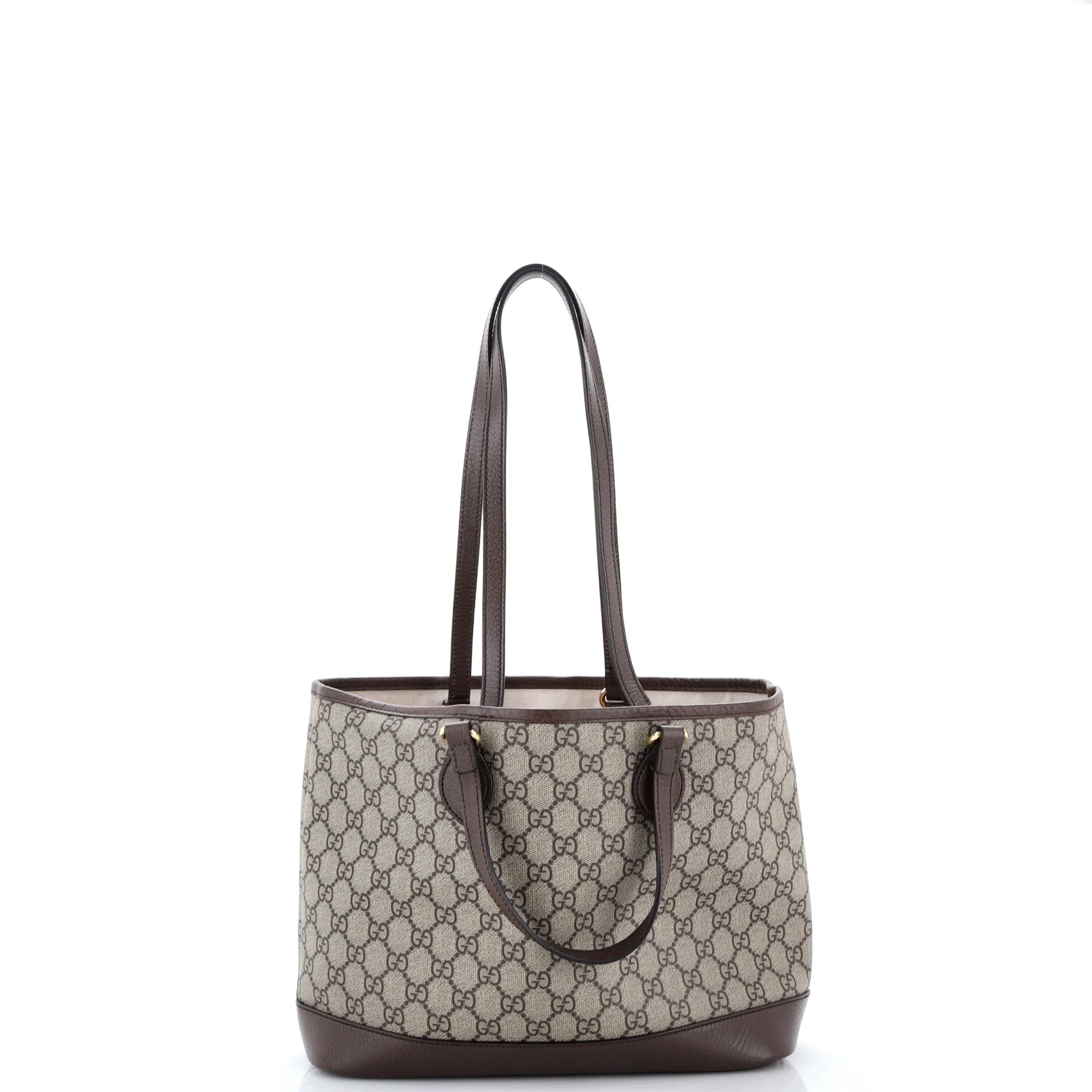 Ophidia Top Handle Shopping Tote GG Coated Canvas and Leather Small - Image 3