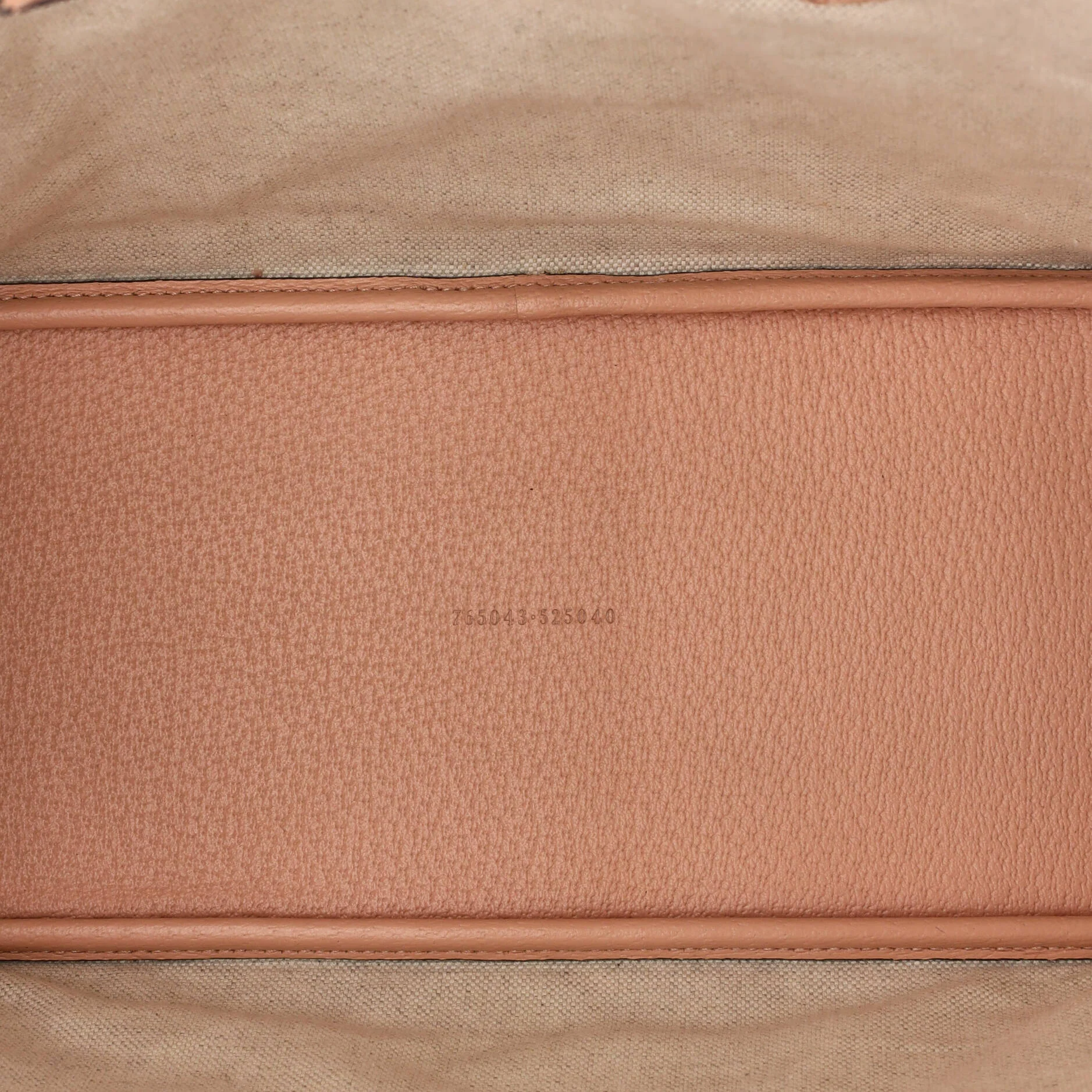 Ophidia Top Handle Tote Coated Canvas with Leather Small - Image 5