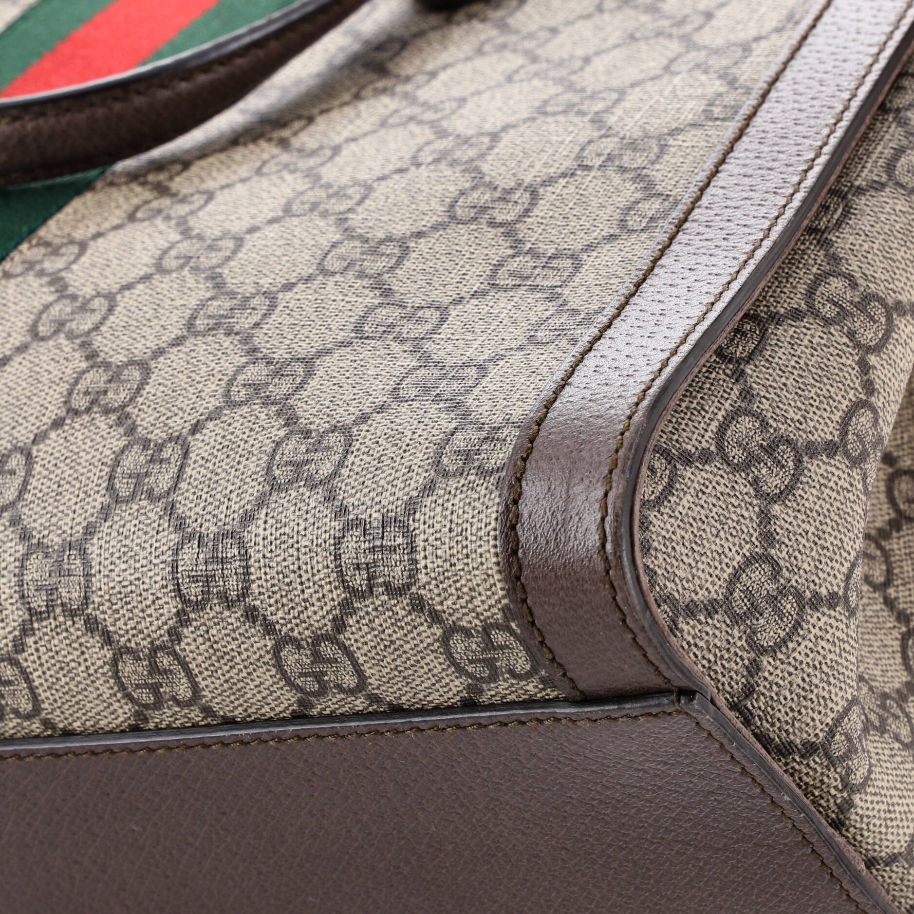 Ophidia Top Handle Tote GG Coated Canvas Medium - Image 6