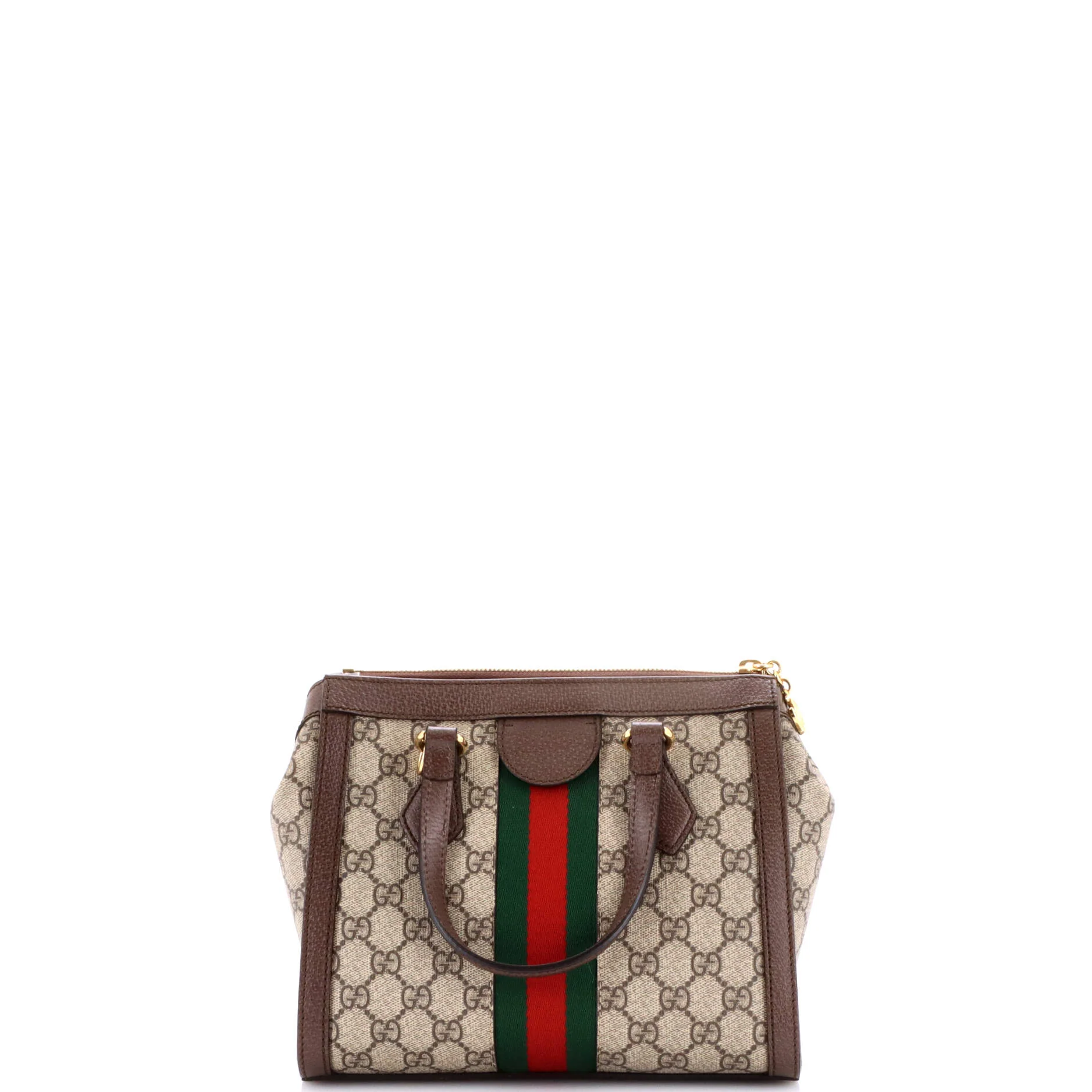Ophidia Top Handle Tote GG Coated Canvas Small - Image 3