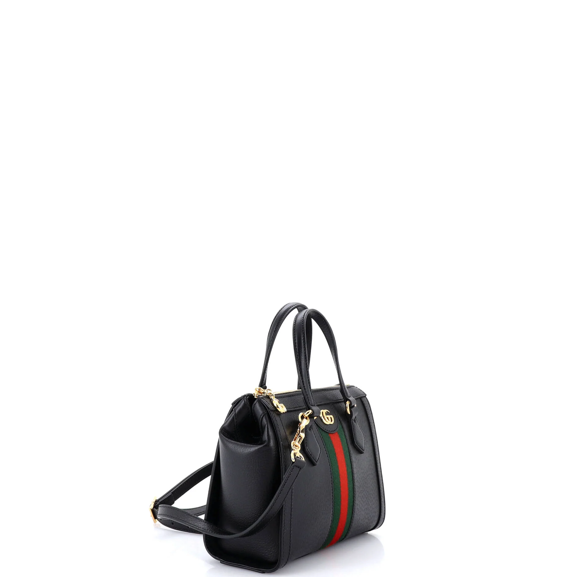 Ophidia Top Handle Tote Leather Small - Image 2