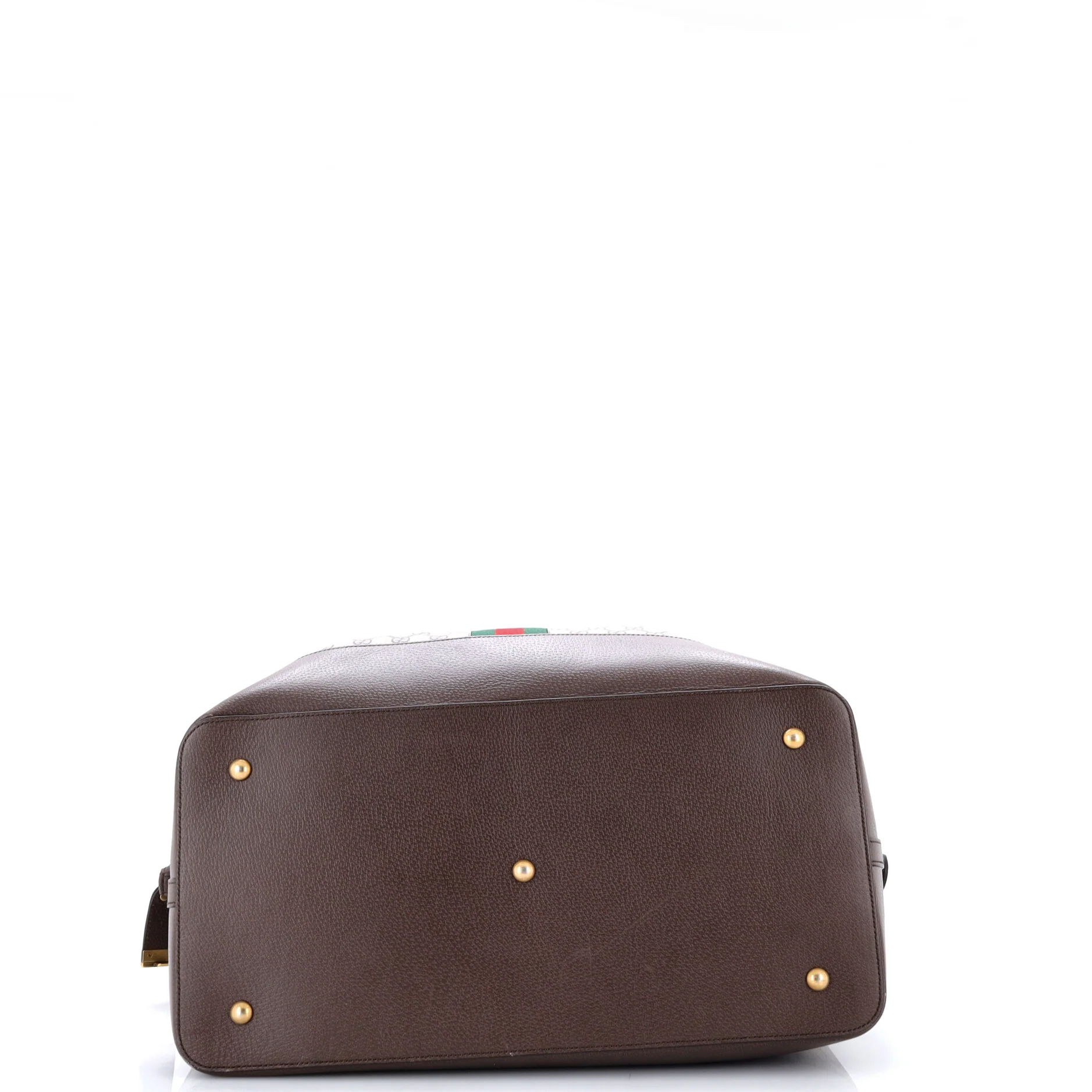 Ophidia Web Travel Bag GG Coated Canvas and Leather - Image 8