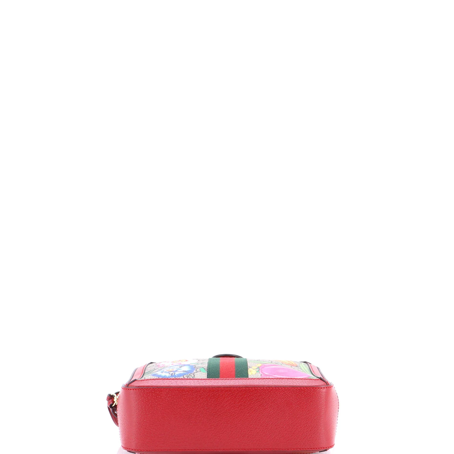 Ophidia Zip Around Camera Bag Flora GG Coated Canvas Small - Image 4
