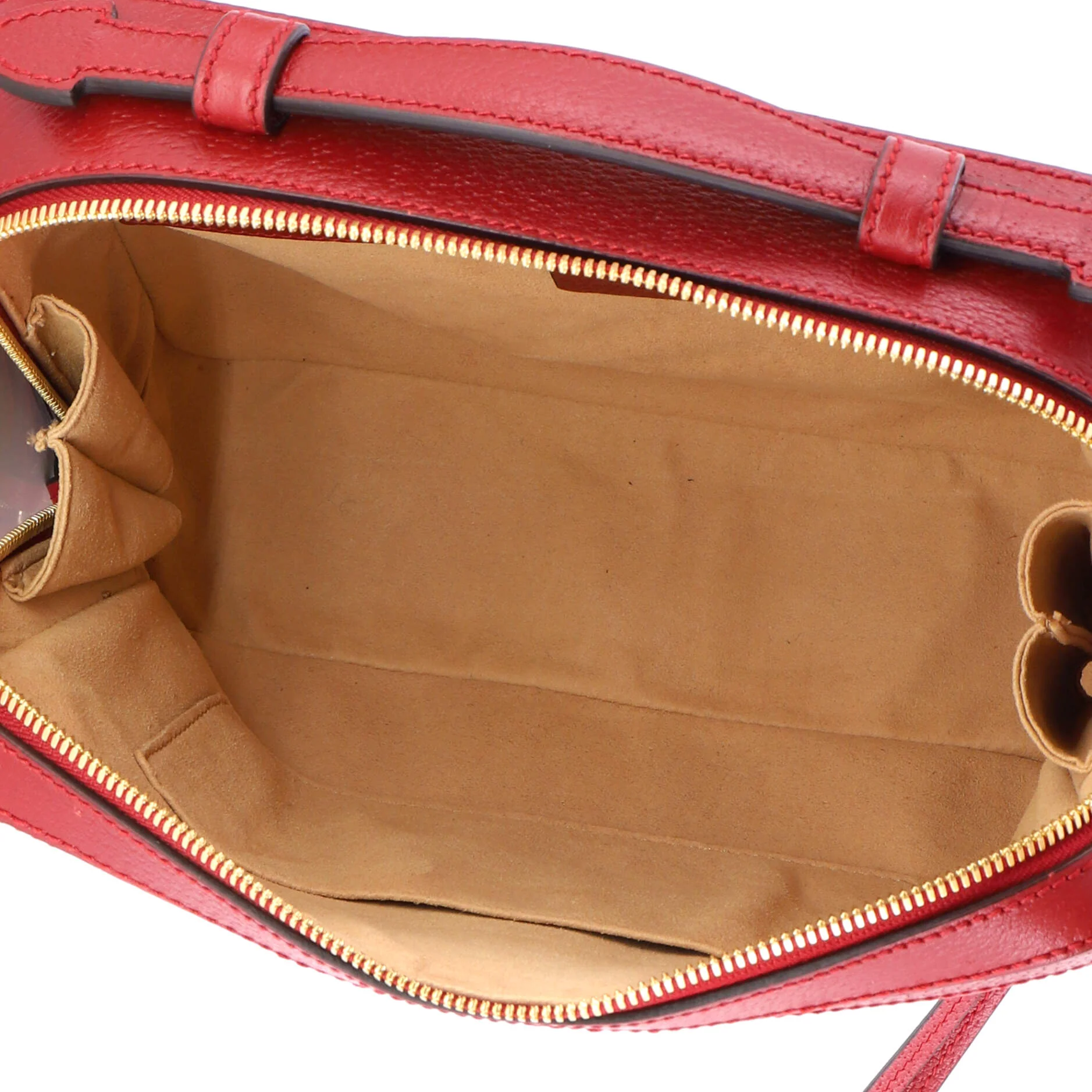 Ophidia Zip Around Camera Bag Flora GG Coated Canvas Small - Image 5