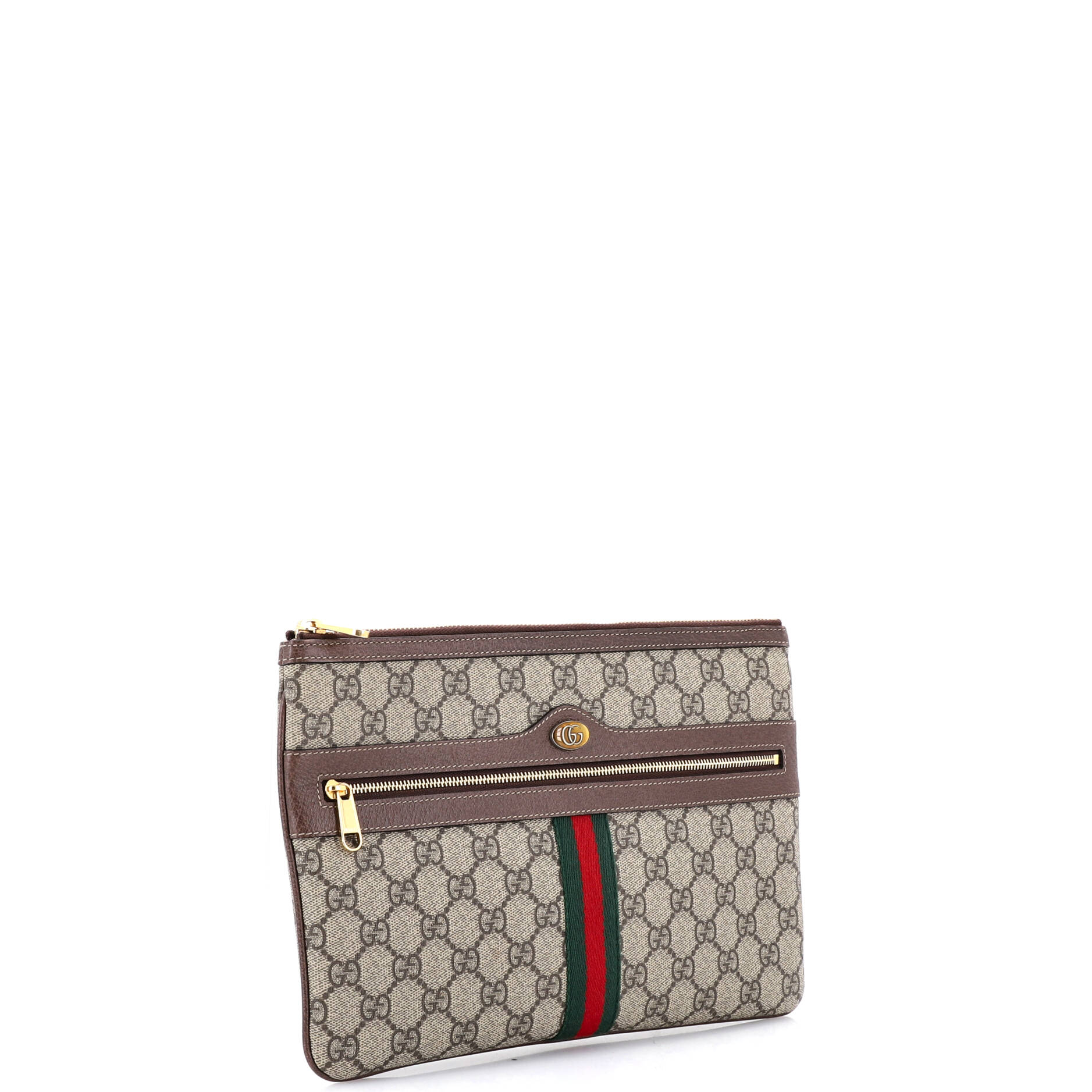 Ophidia Zip Pouch GG Coated Canvas Large - Image 2