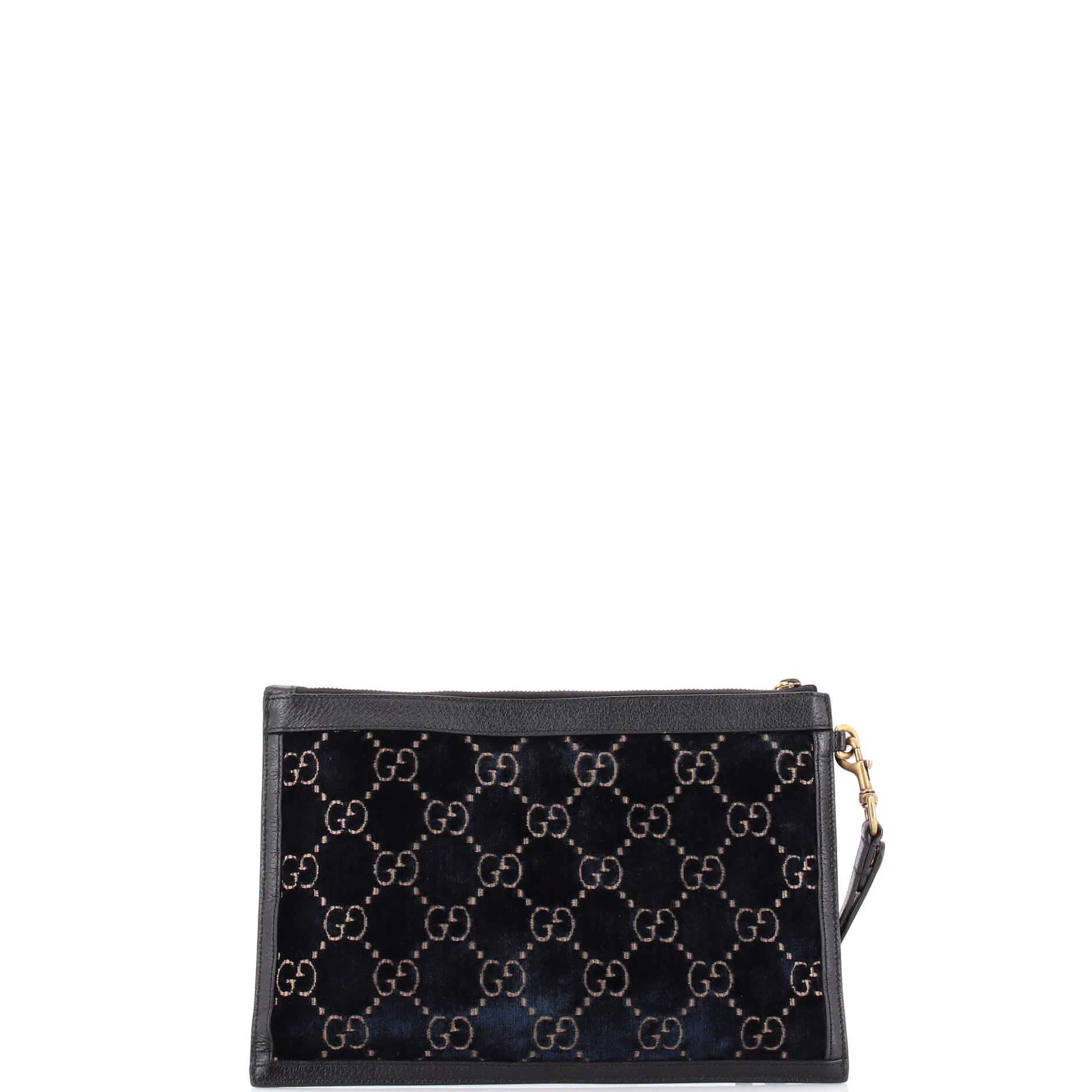 Ophidia Zip Pouch GG Velvet Large - Image 3