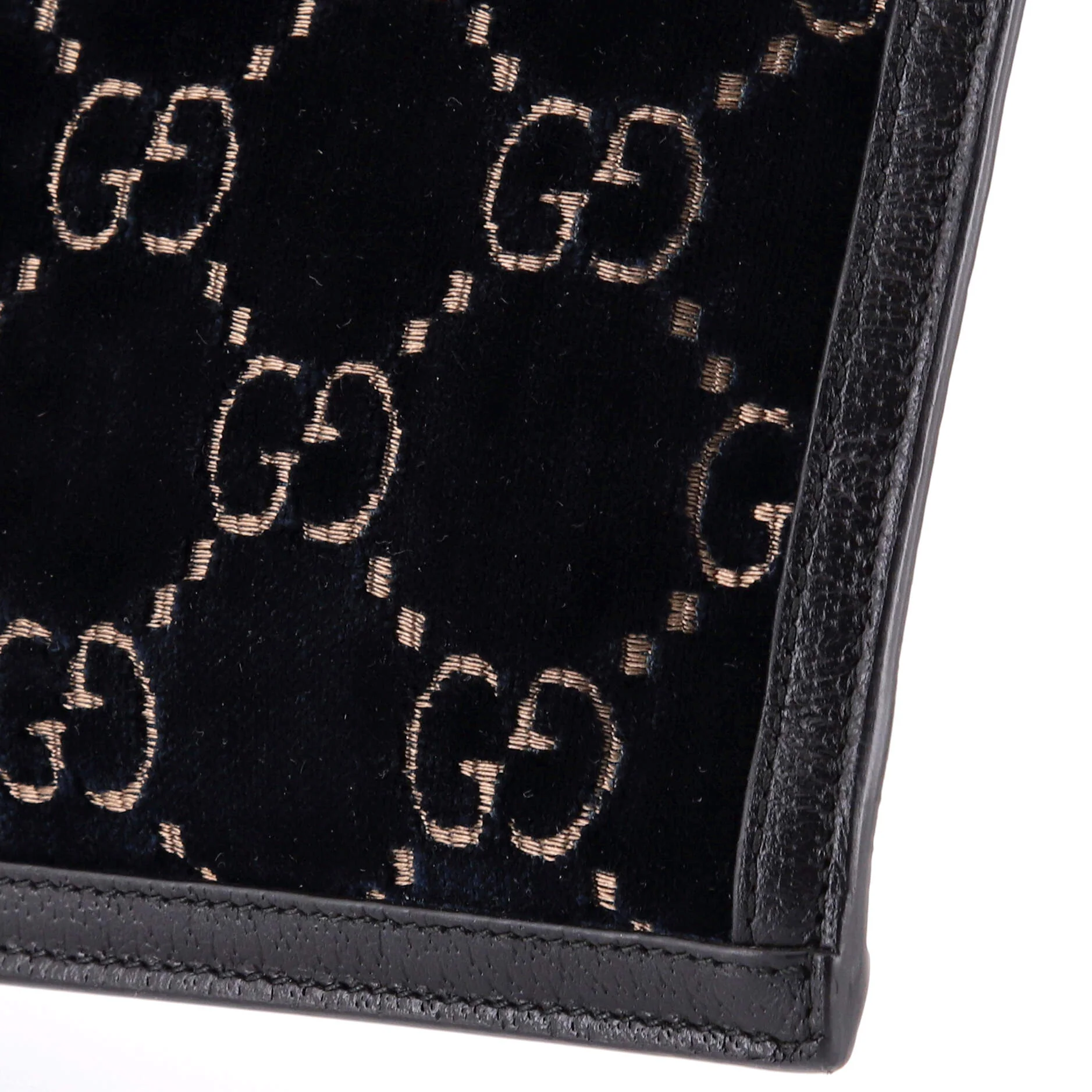 Ophidia Zip Pouch GG Velvet Large - Image 6