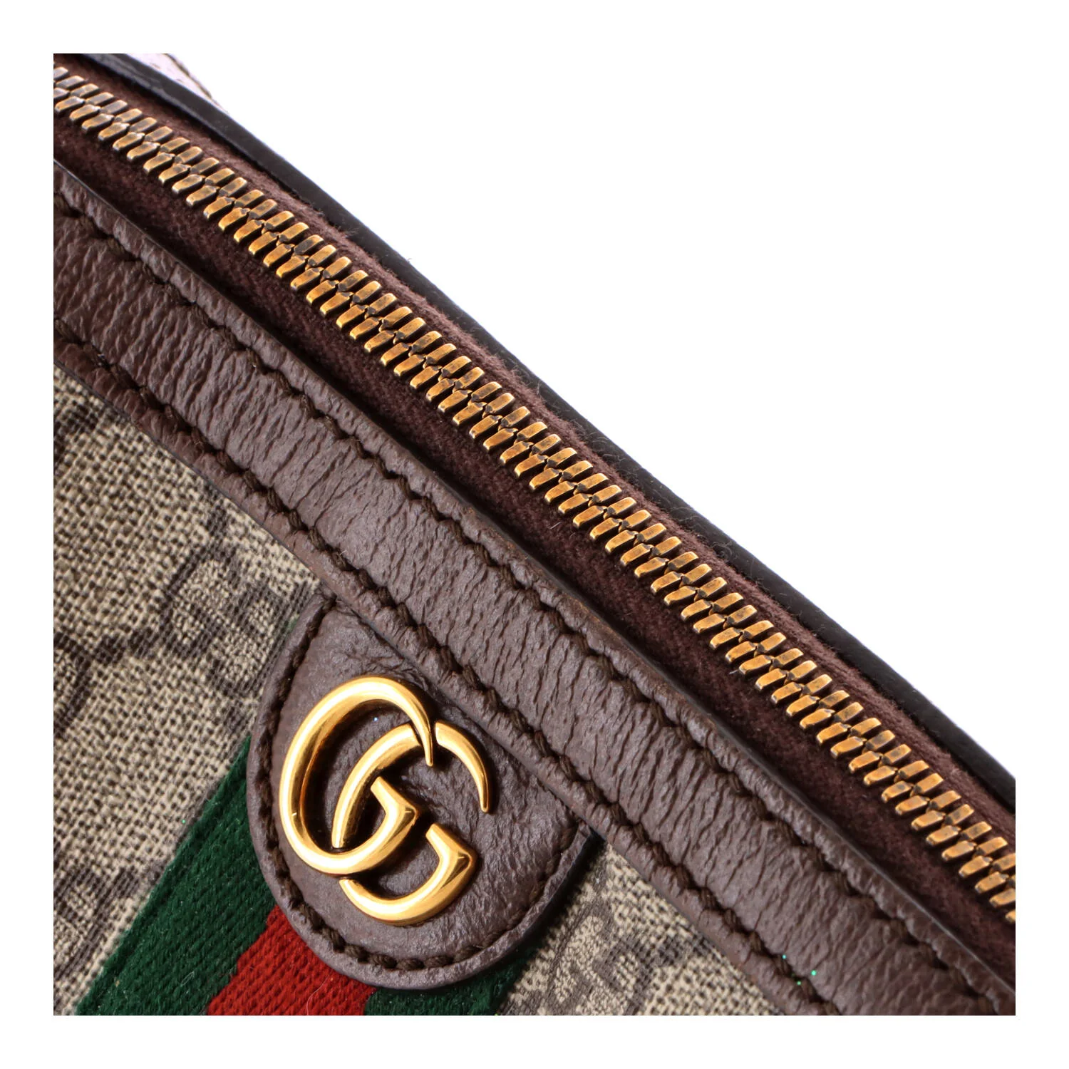 Ophidia Zip Wristlet Shoulder Bag GG Coated Canvas Small - Image 6
