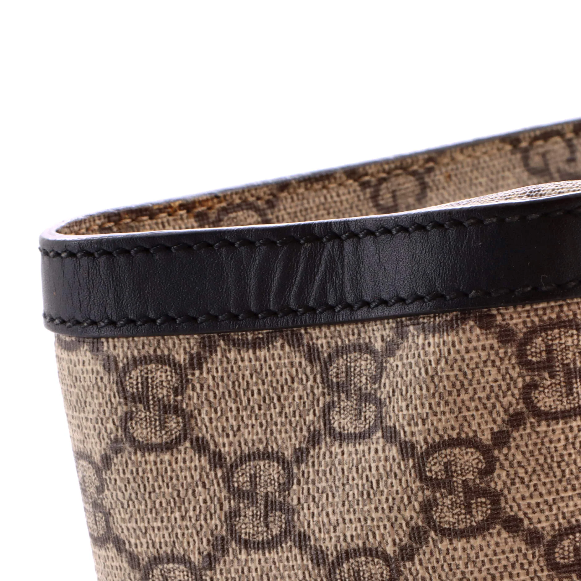 Padlock Chain Tote GG Coated Canvas with Leather Small - Image 7