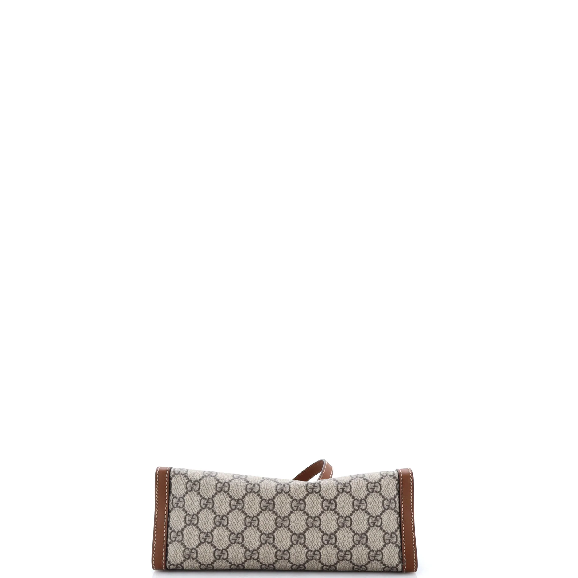Padlock Chain Tote GG Coated Canvas with Leather Small - Image 4