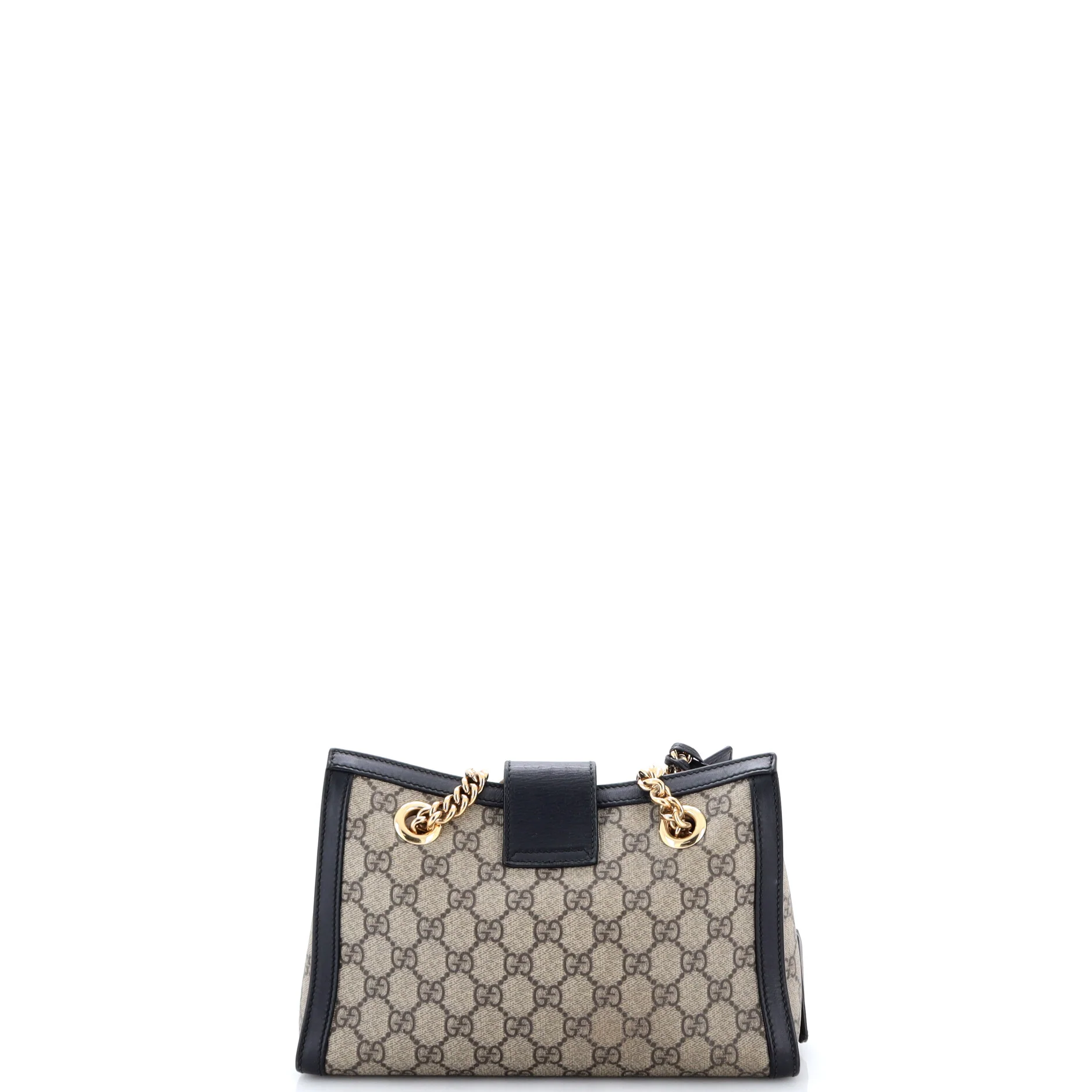 Padlock Chain Tote GG Coated Canvas with Leather Small - Image 3