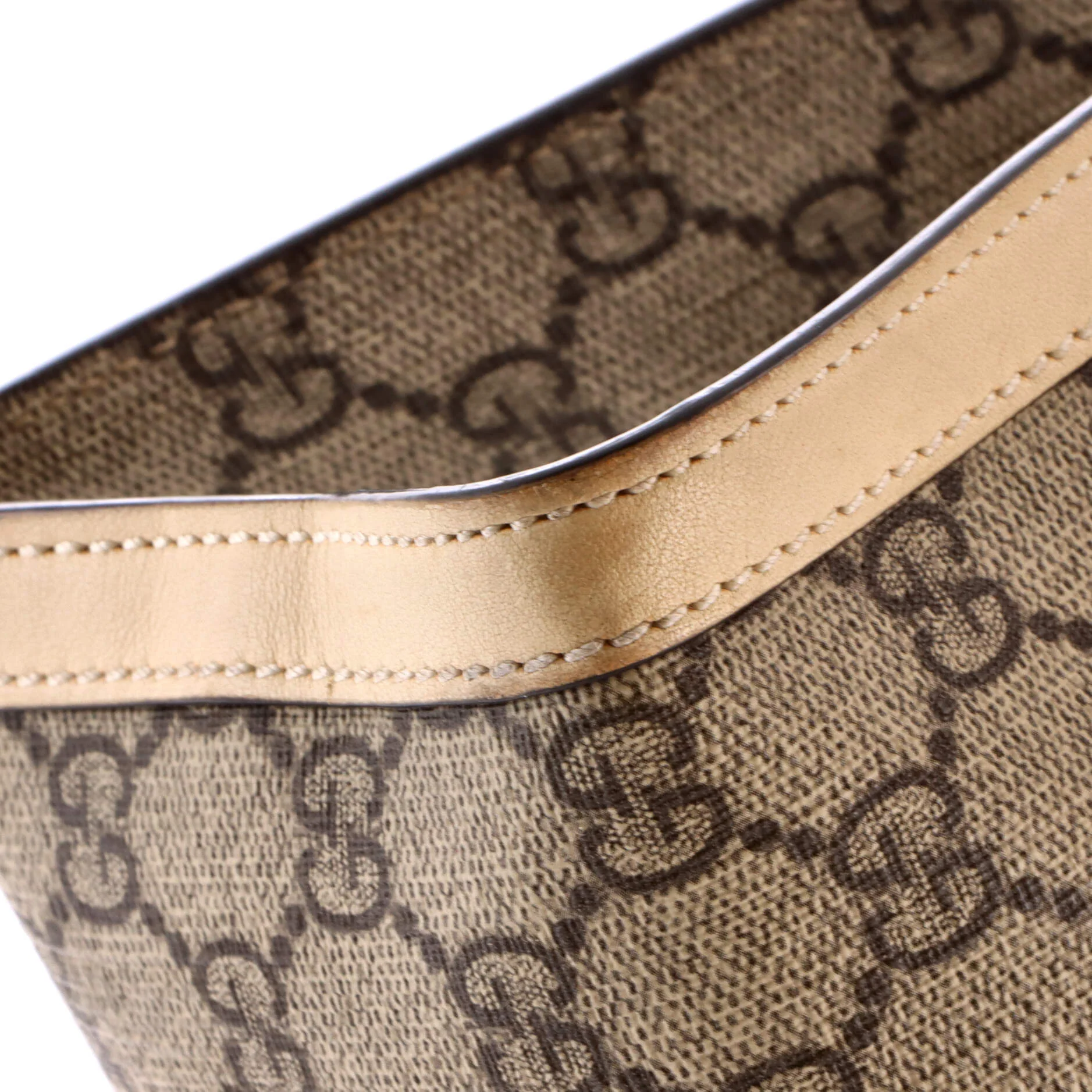 Padlock Chain Tote GG Coated Canvas with Leather Small - Image 6