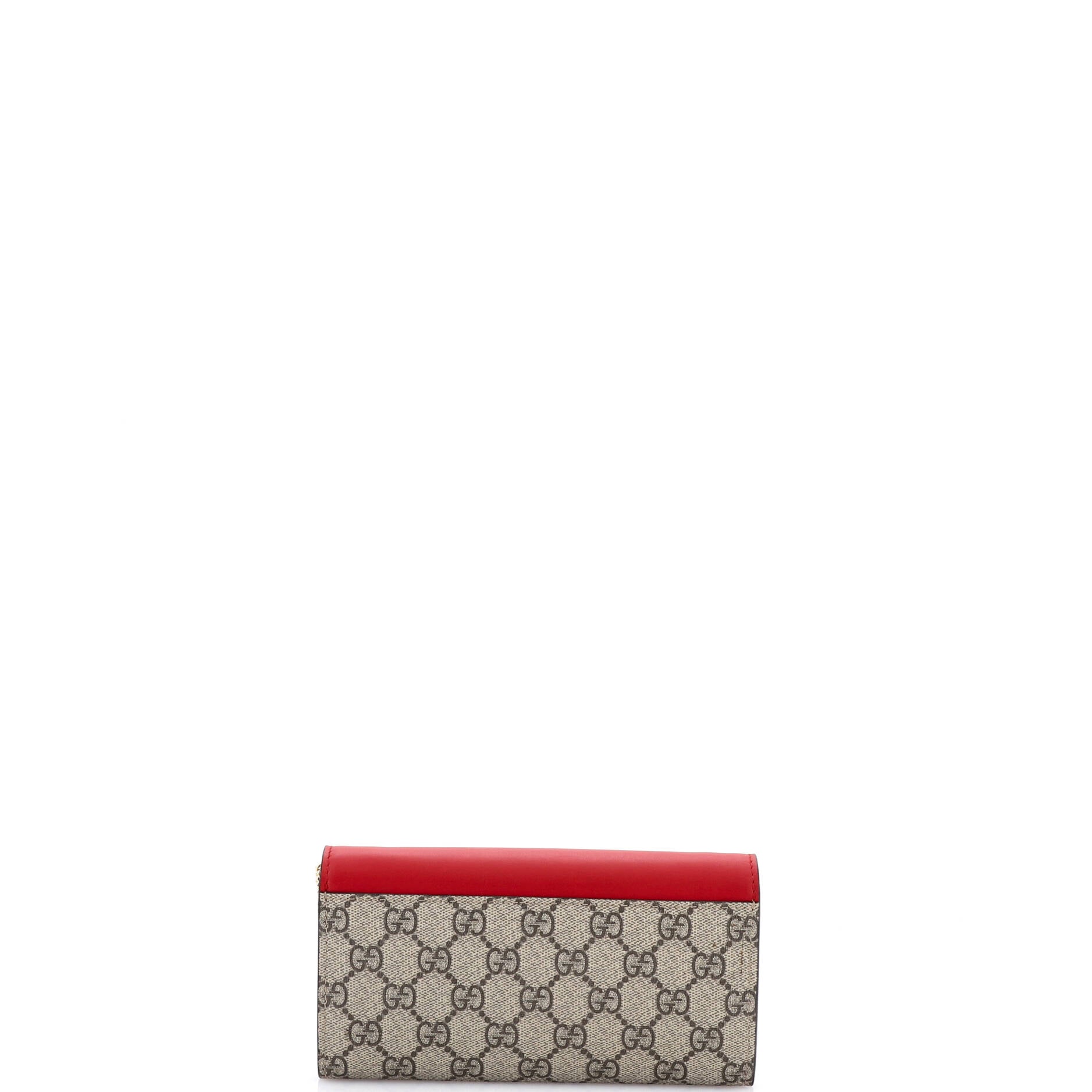 Padlock Continental Chain Wallet GG Coated Canvas and Leather Long - Image 3
