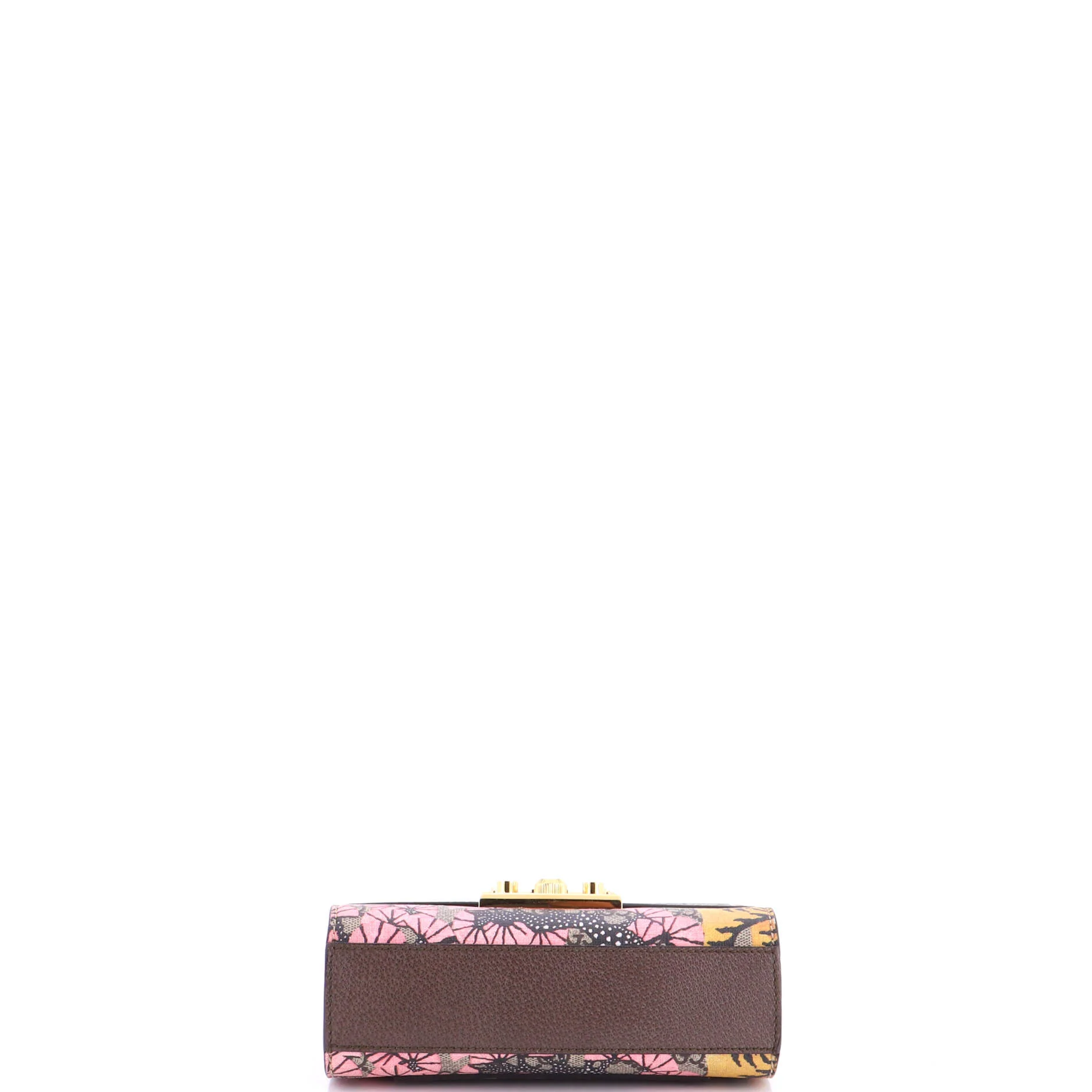 Padlock Shoulder Bag Bengal Print GG Coated Canvas Small - Image 4