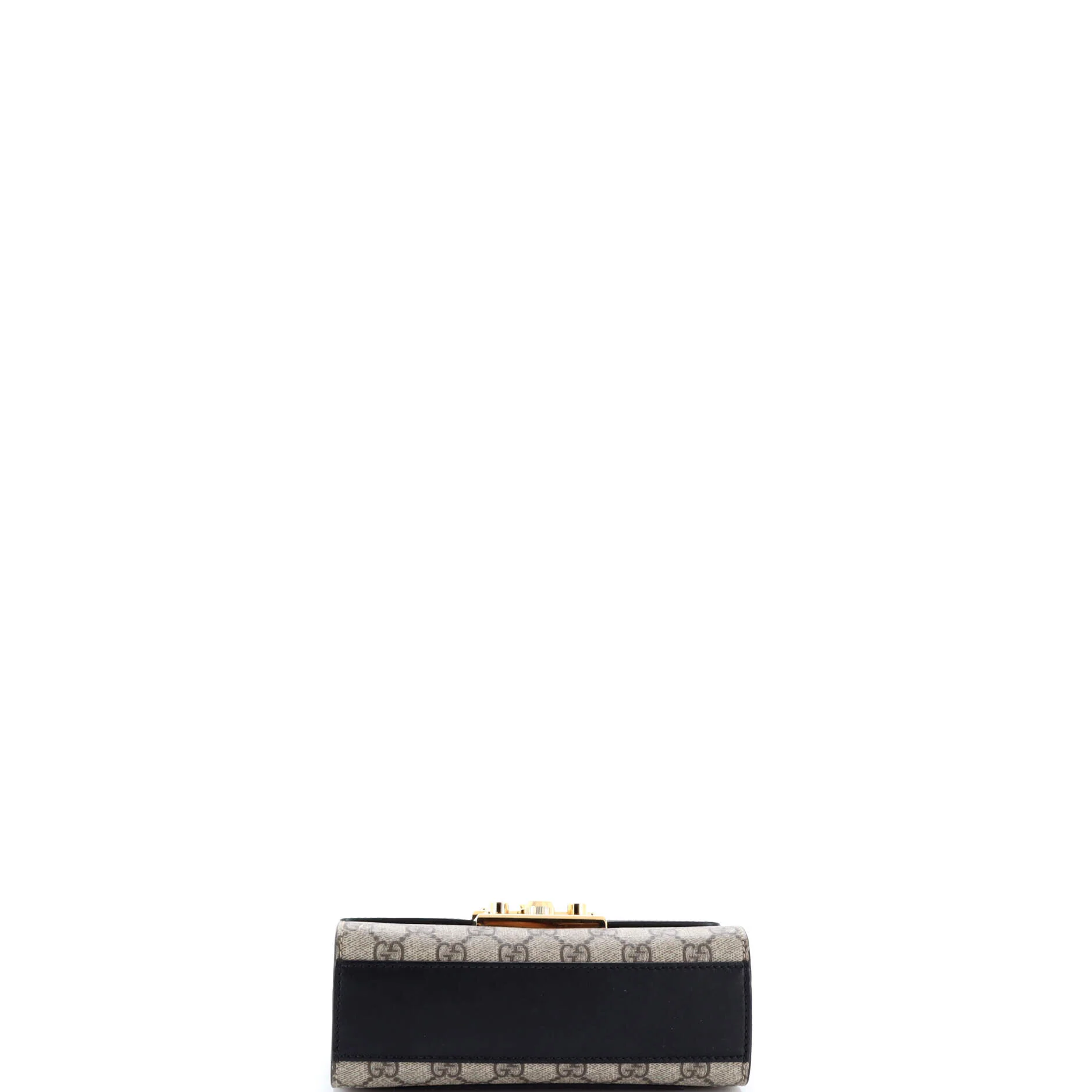 Padlock Shoulder Bag GG Coated Canvas and Leather Small - Image 4