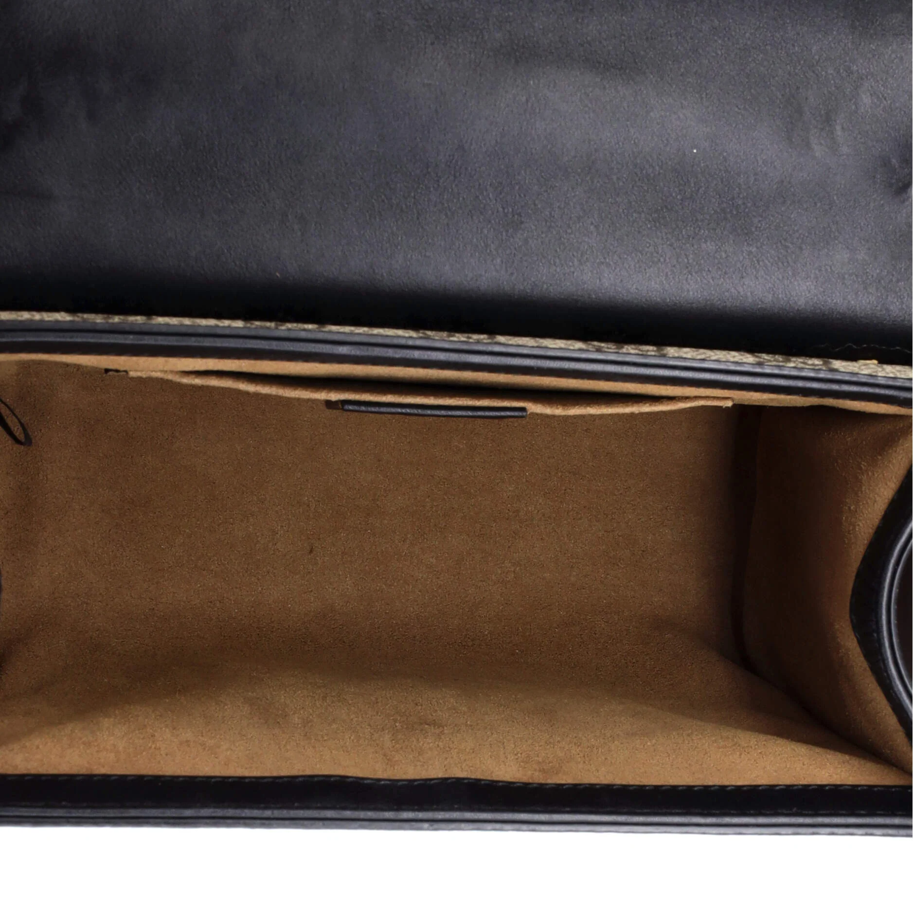 Padlock Shoulder Bag GG Coated Canvas and Leather Small - Image 5