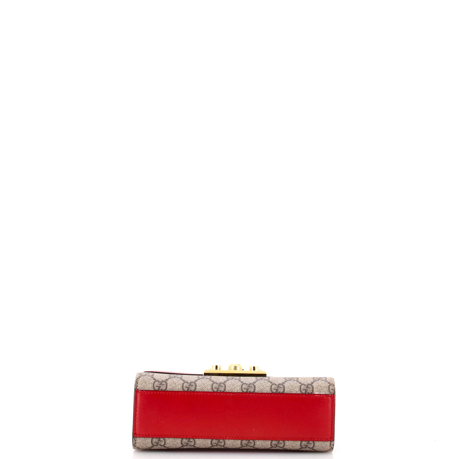 Padlock Shoulder Bag GG Coated Canvas and Leather Small - Image 4