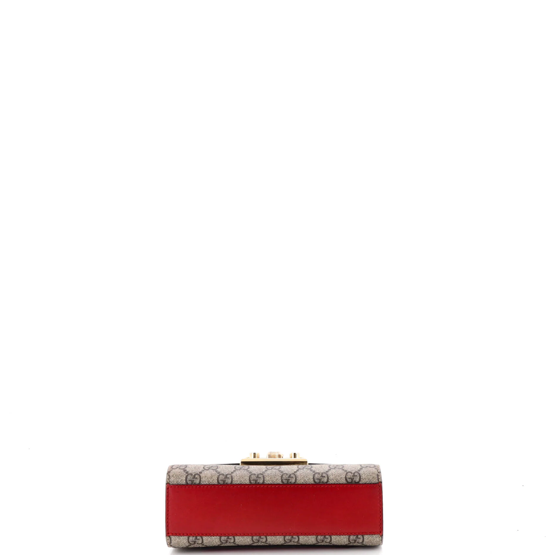 Padlock Shoulder Bag GG Coated Canvas and Leather Small - Image 4