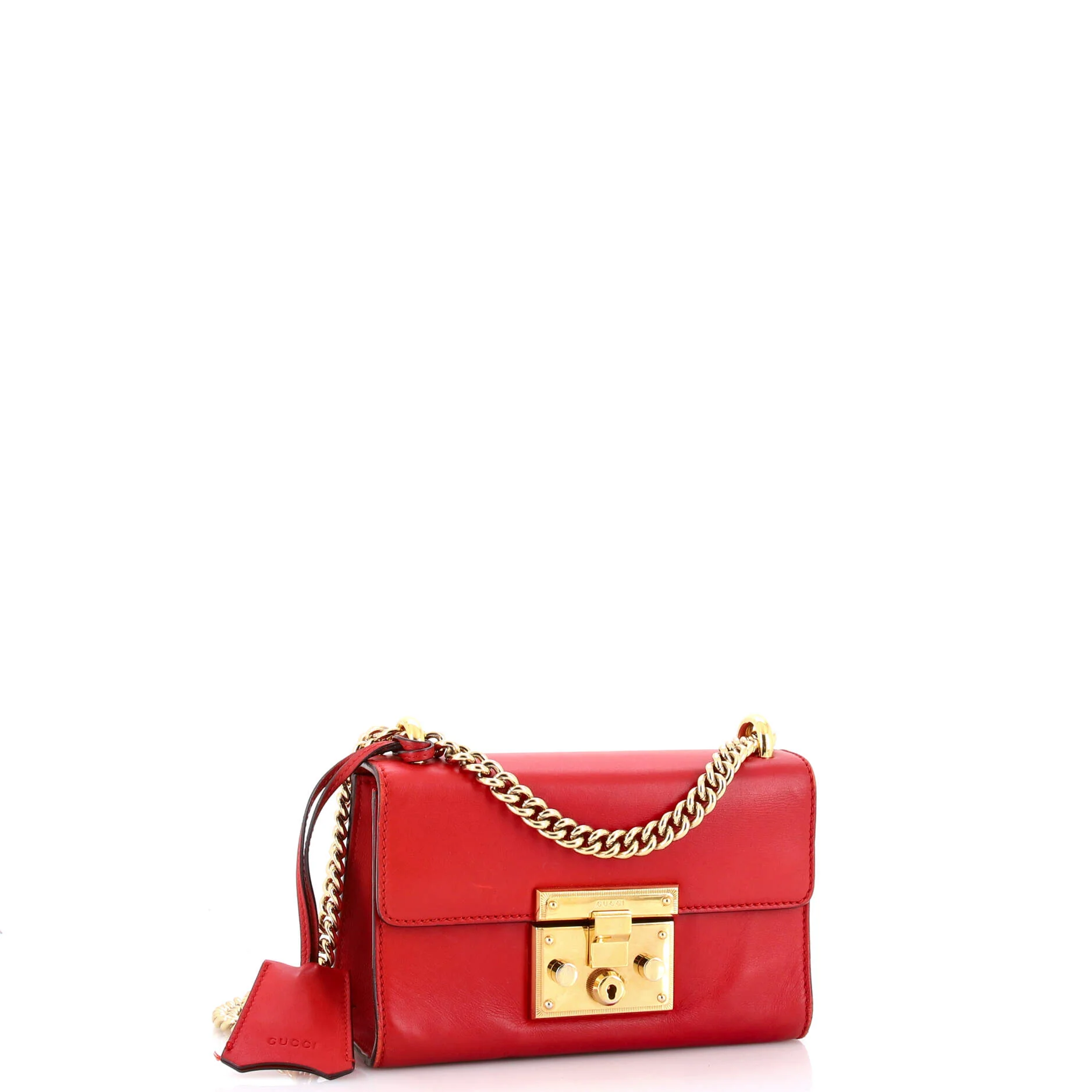 Padlock Shoulder Bag Leather Small - Image 2