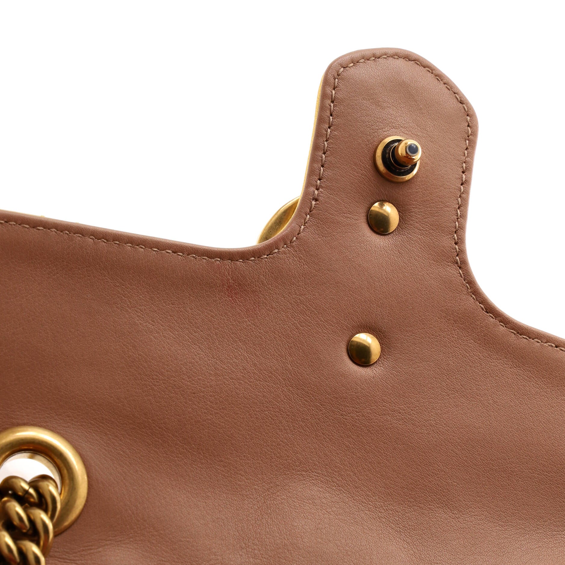 Pearly GG Marmont Flap Bag Embellished Matelasse Leather Mini - Image 6