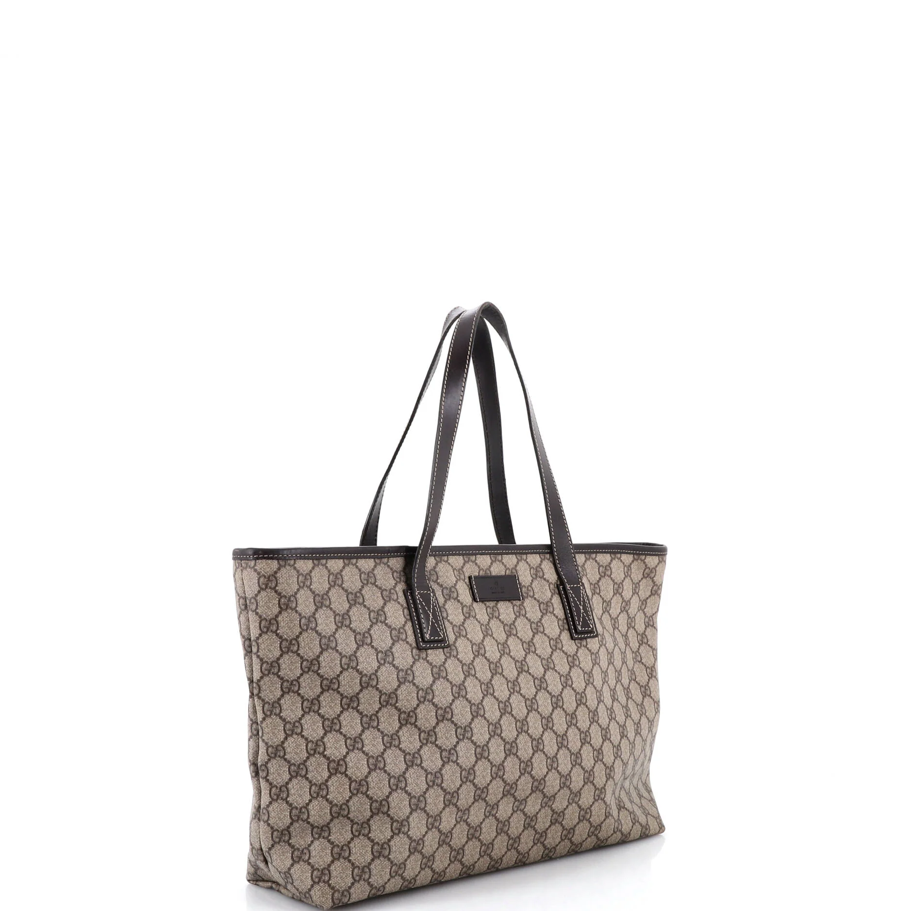 Plus Tote GG Coated Canvas with Leather Medium - Image 2