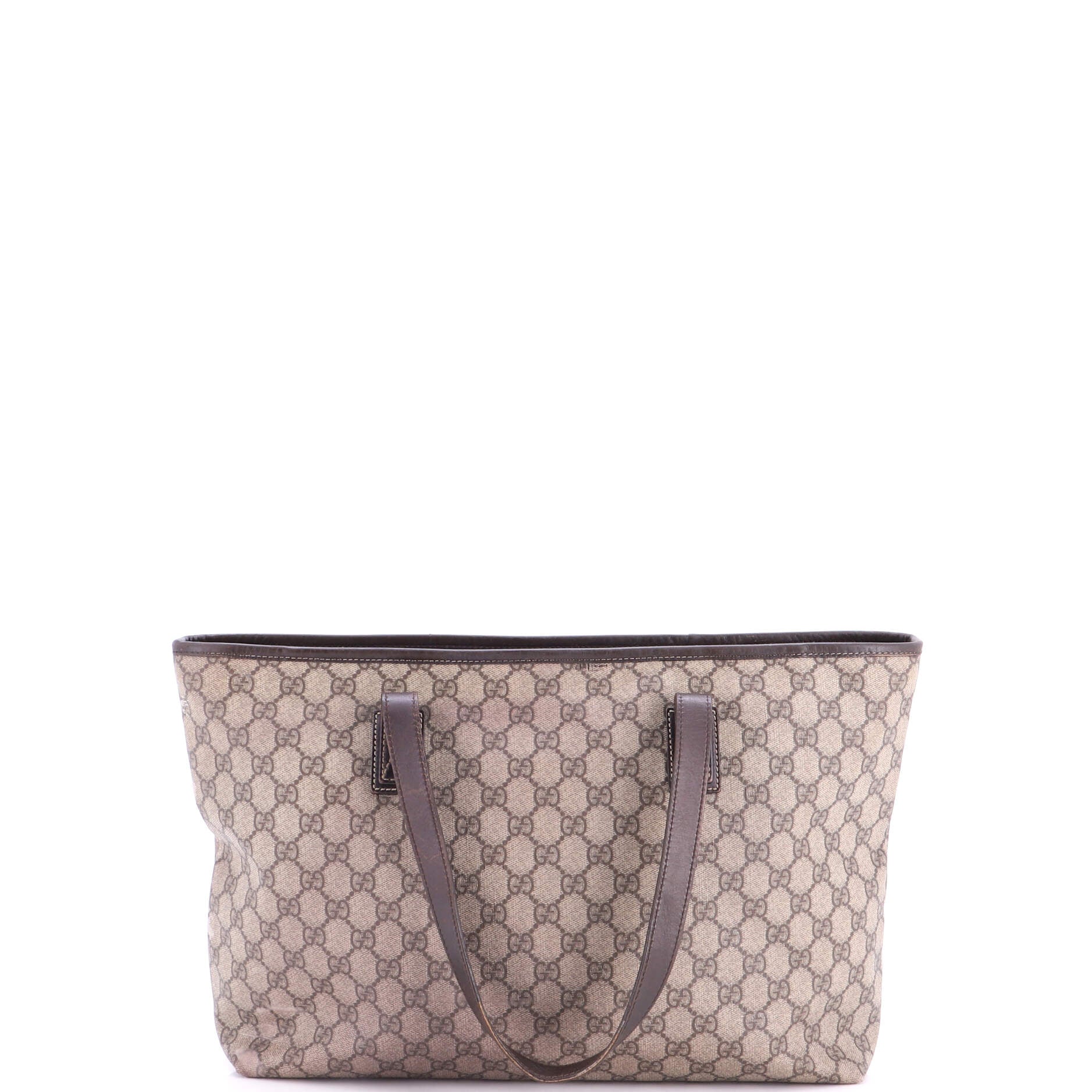 Plus Tote GG Coated Canvas with Leather Medium - Image 3