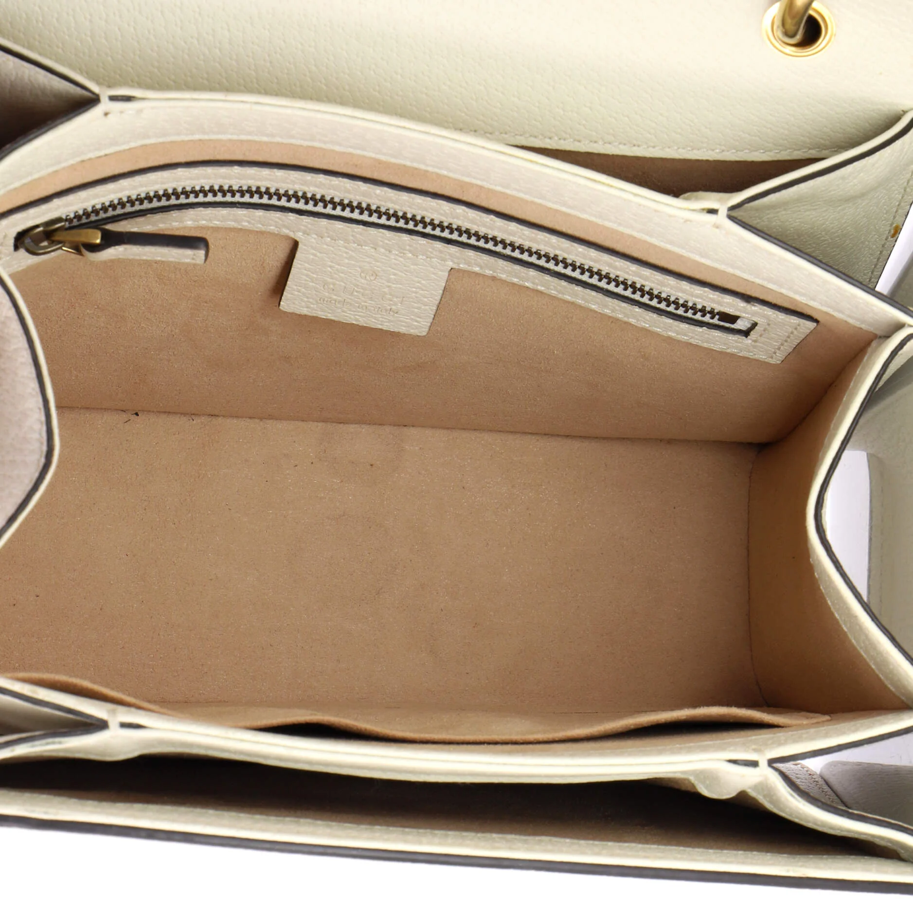 Queen Margaret Top Handle Bag GG Coated Canvas with Leather Small - Image 5