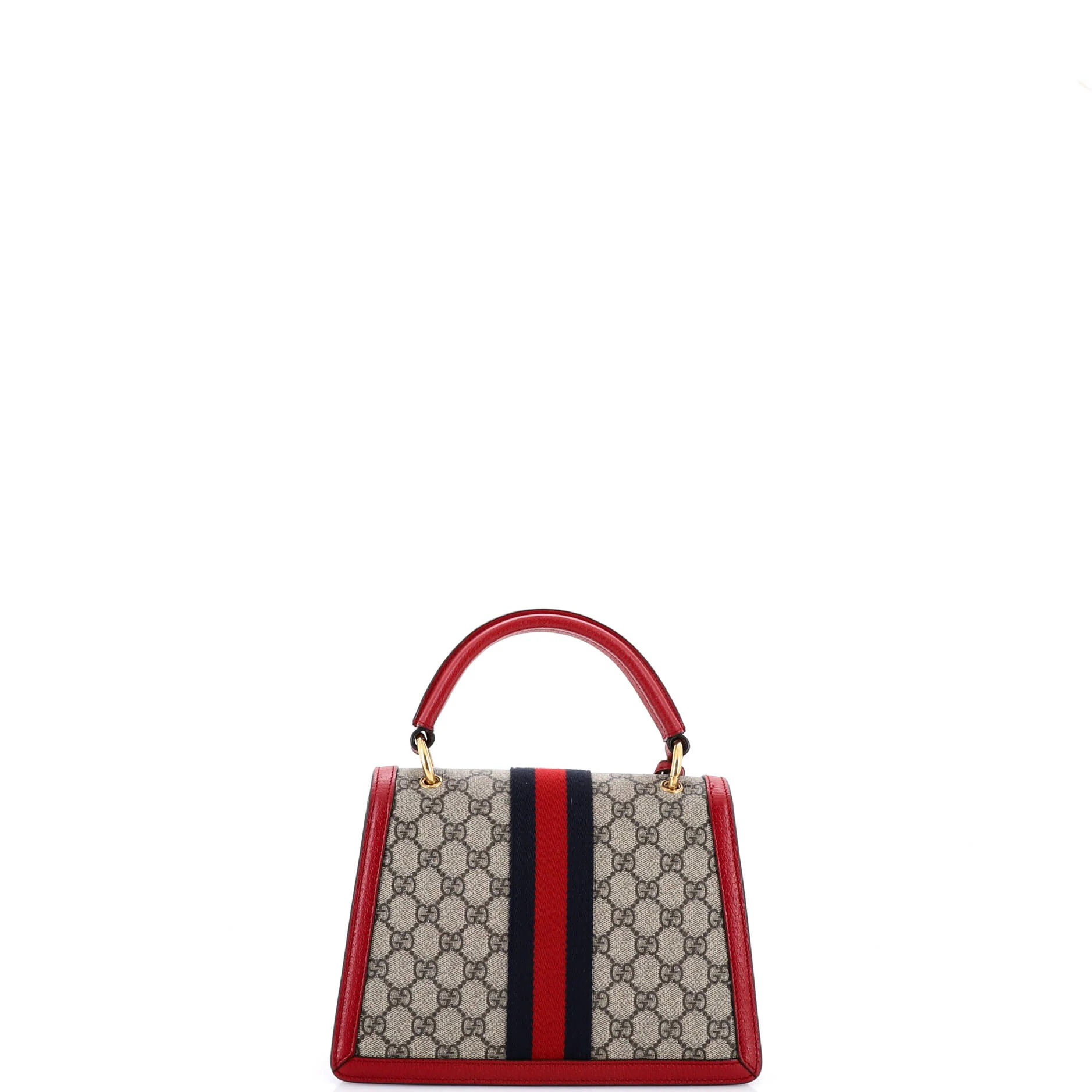 Queen Margaret Top Handle Bag GG Coated Canvas with Leather Small - Image 3