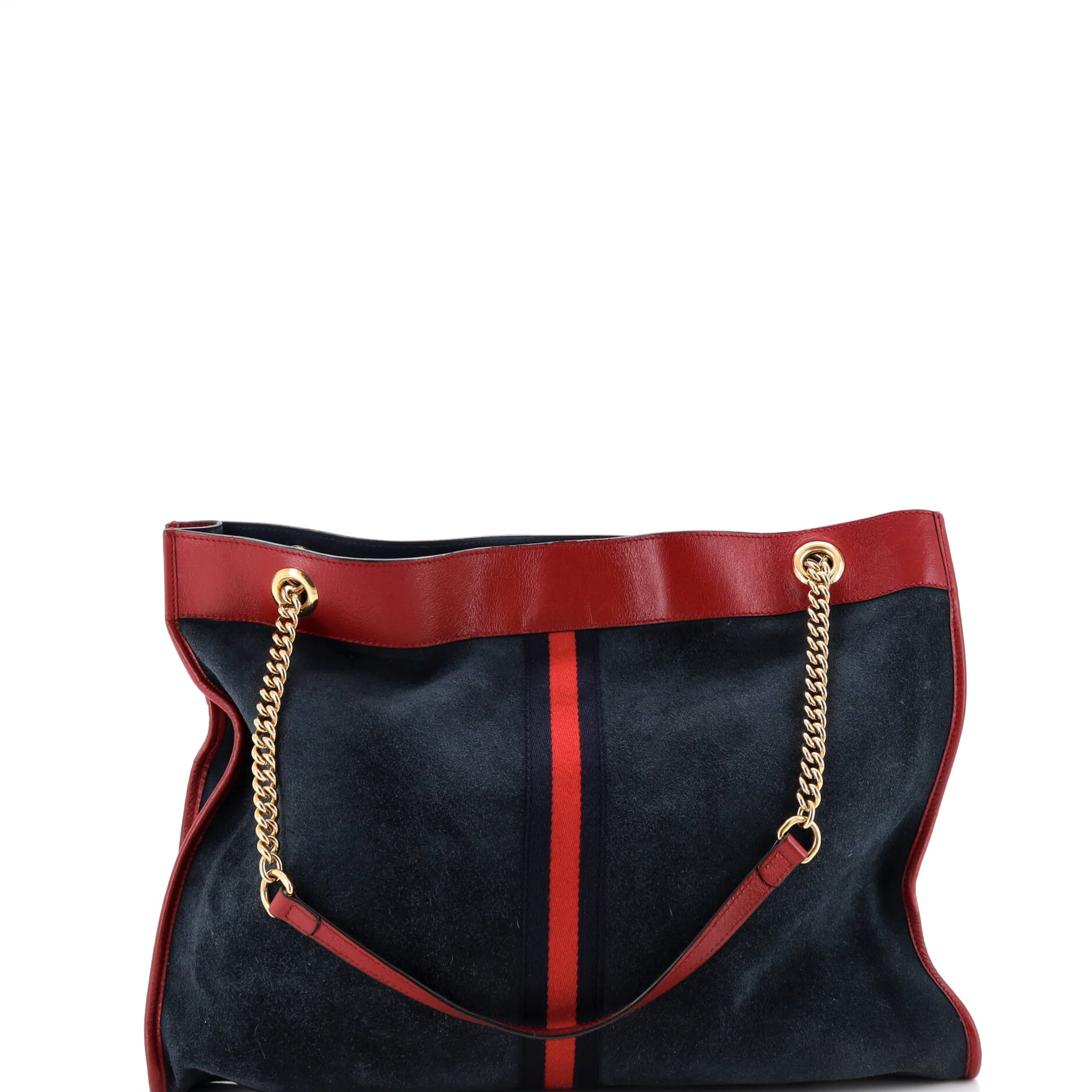 Rajah Chain Tote Suede Large - Image 3