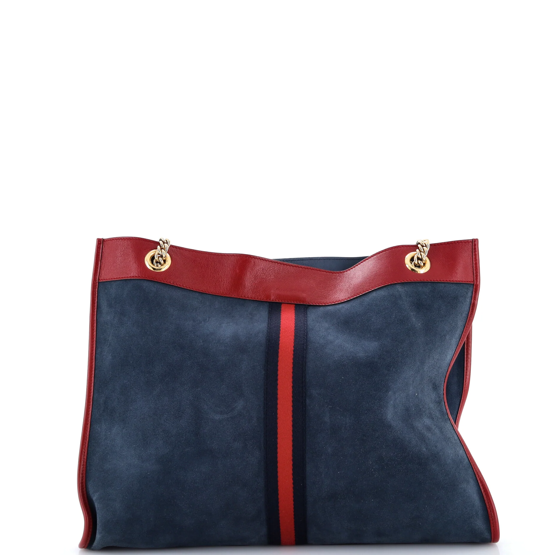 Rajah Chain Tote Suede Large - Image 3